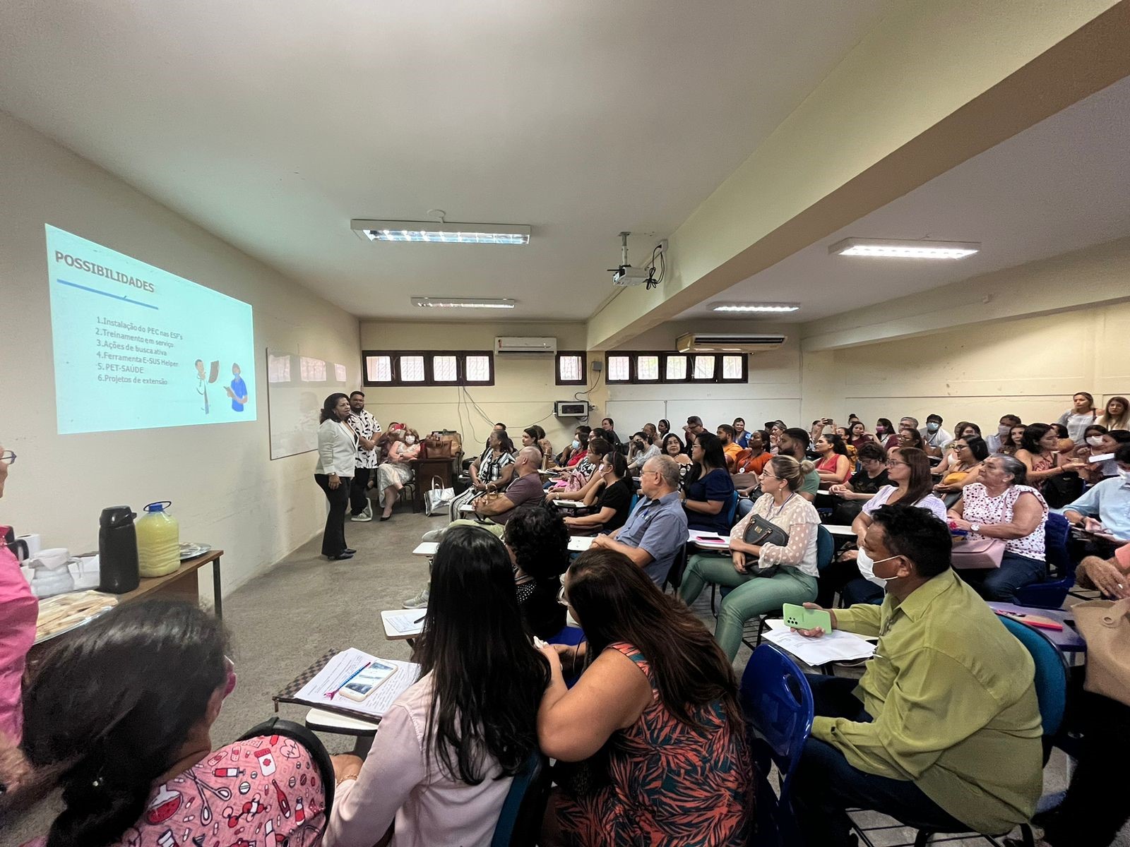 Oficina promove a integração do ensino acadêmico com os serviços públicos de saúde do município