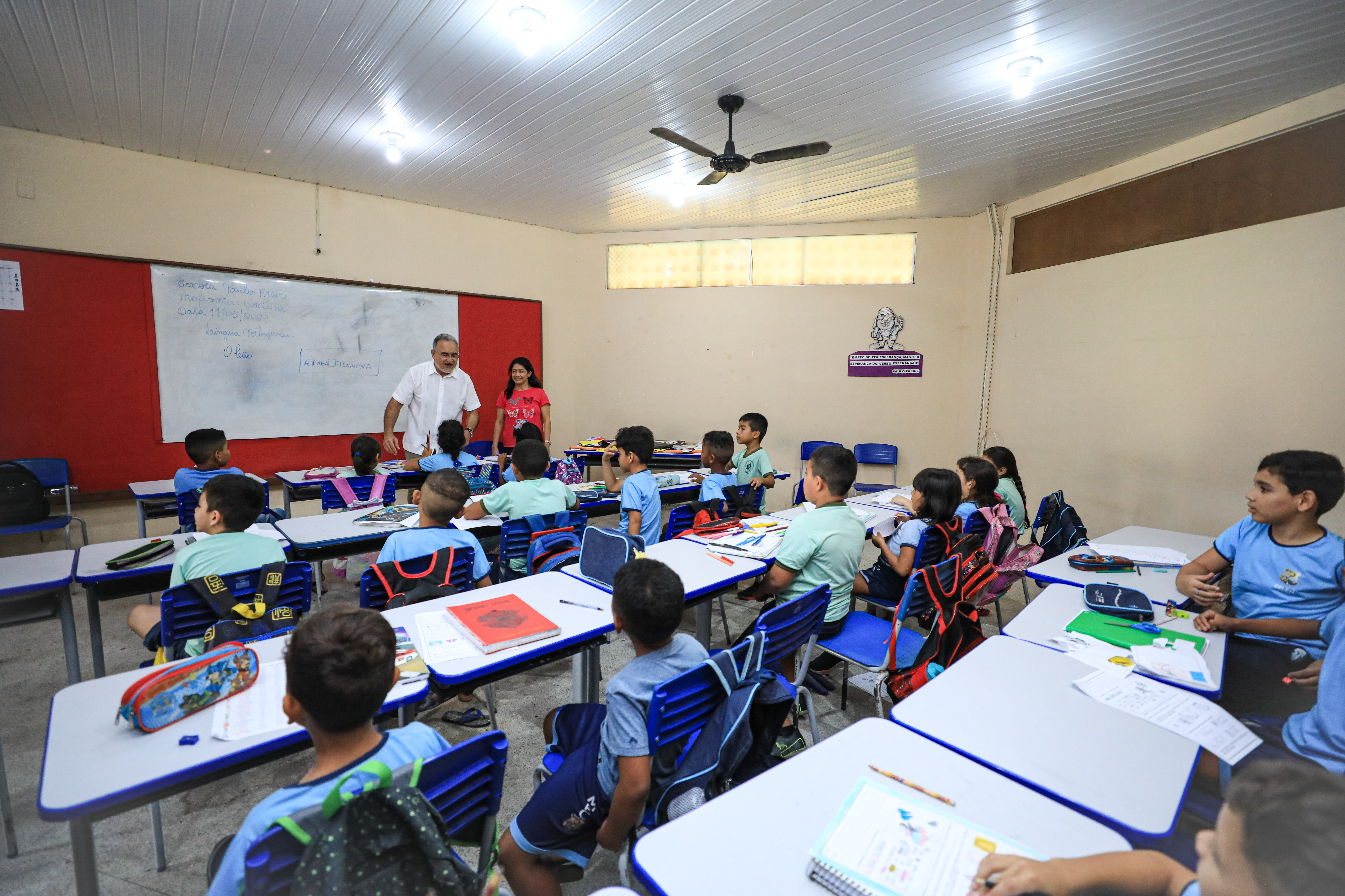 Comunidade do Tenoné comemora avanço nas obras de reforma da Escola Municipal Paulo Freire