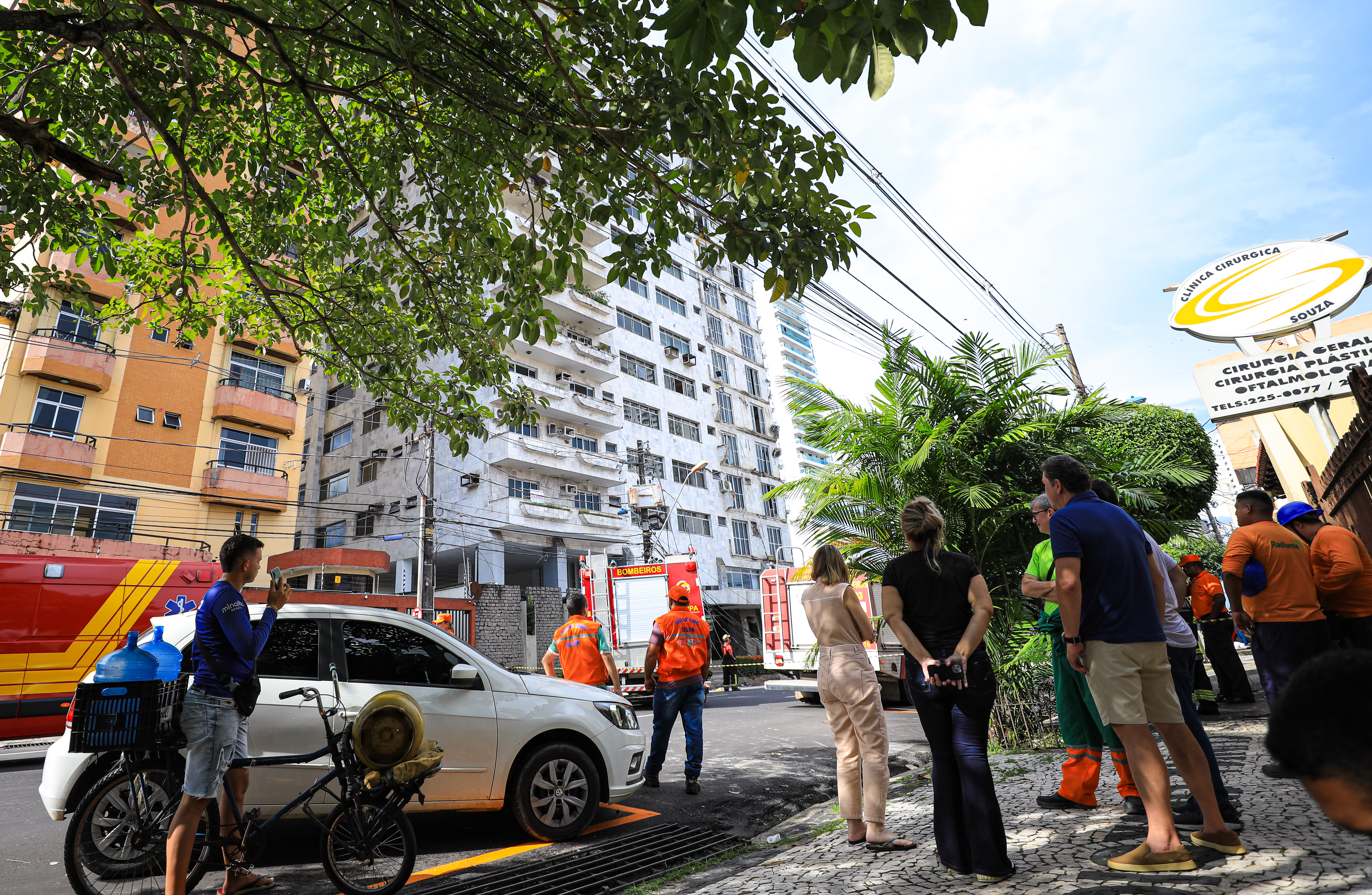Órgãos da Prefeitura de Belém atuam na vistoria do Edifício Cristo Rei