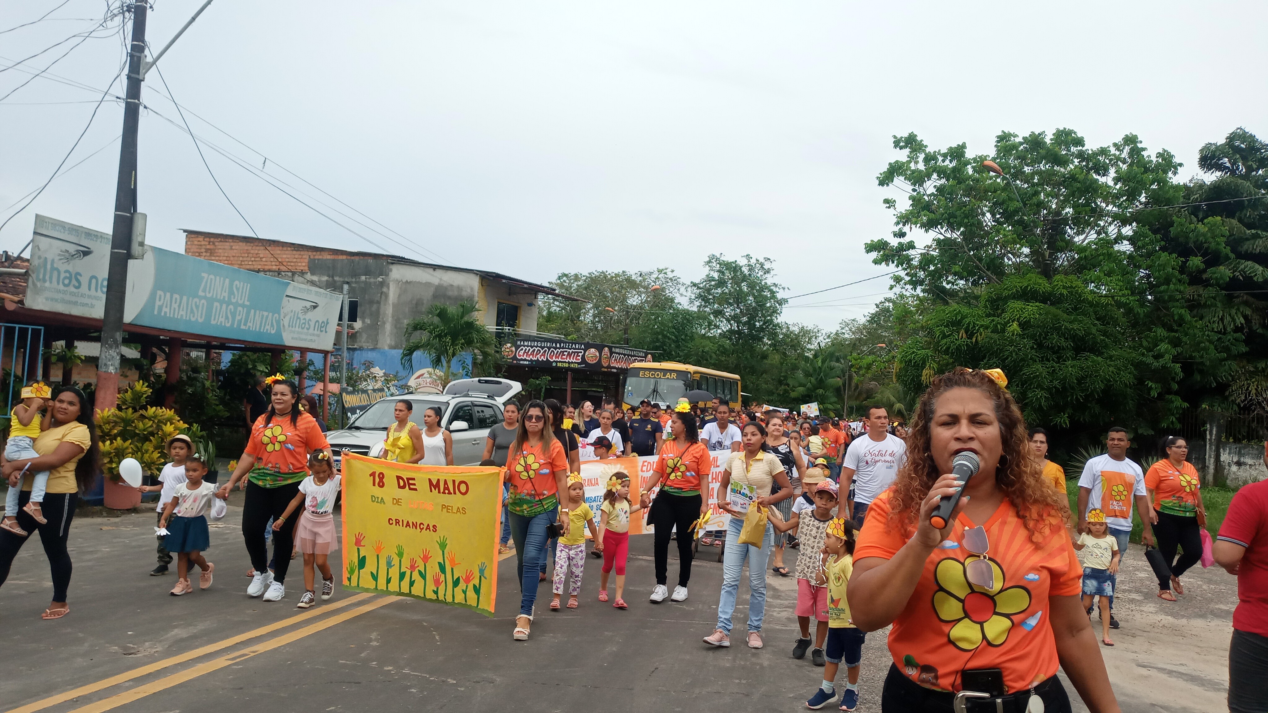 Mosqueiro realiza 15ª caminhada de combate aos crimes sexuais contra crianças e adolescentes