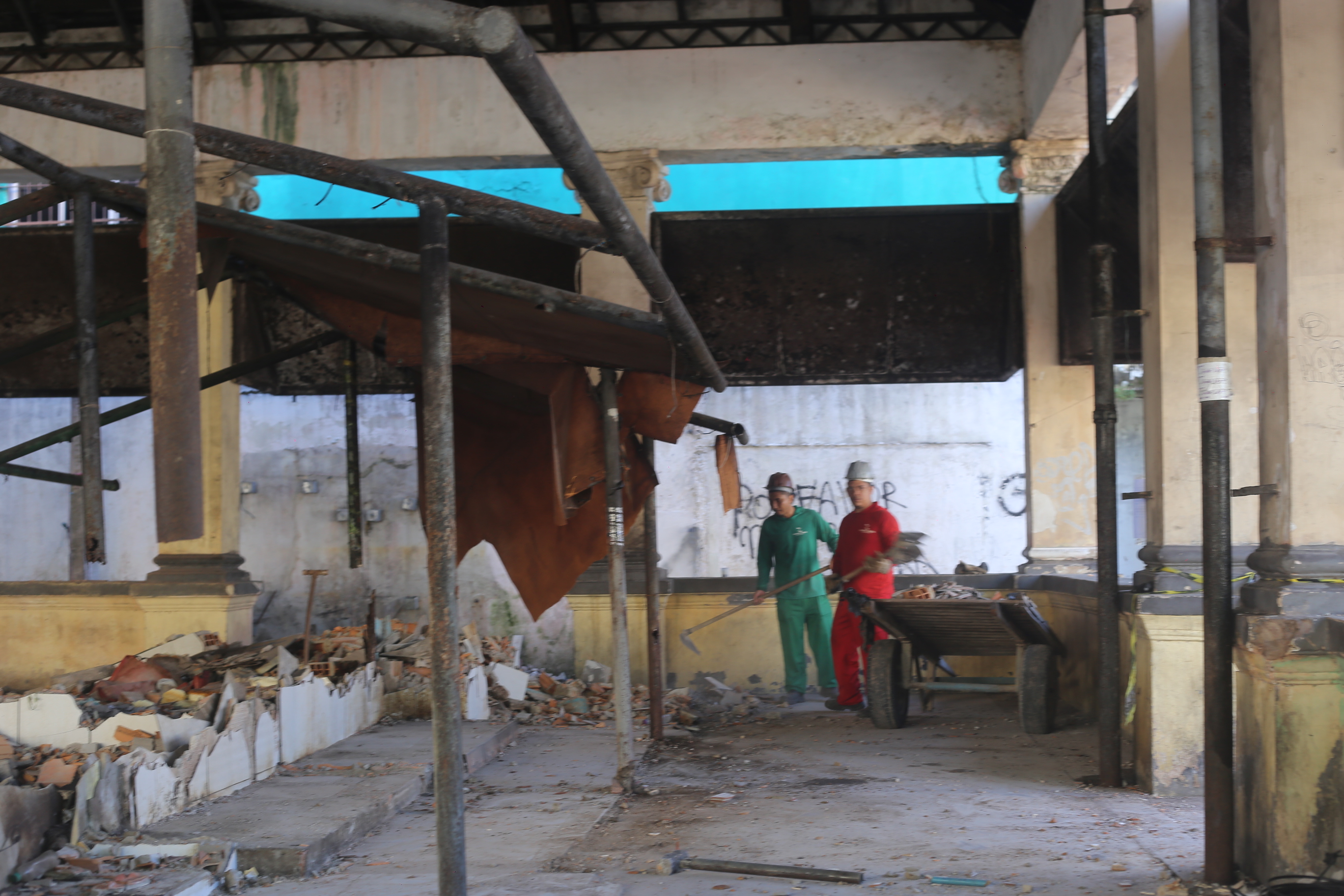 Avanço nas obras de reforma e requalificação aumenta expectativas dos permissionários do Mercado de São Brás