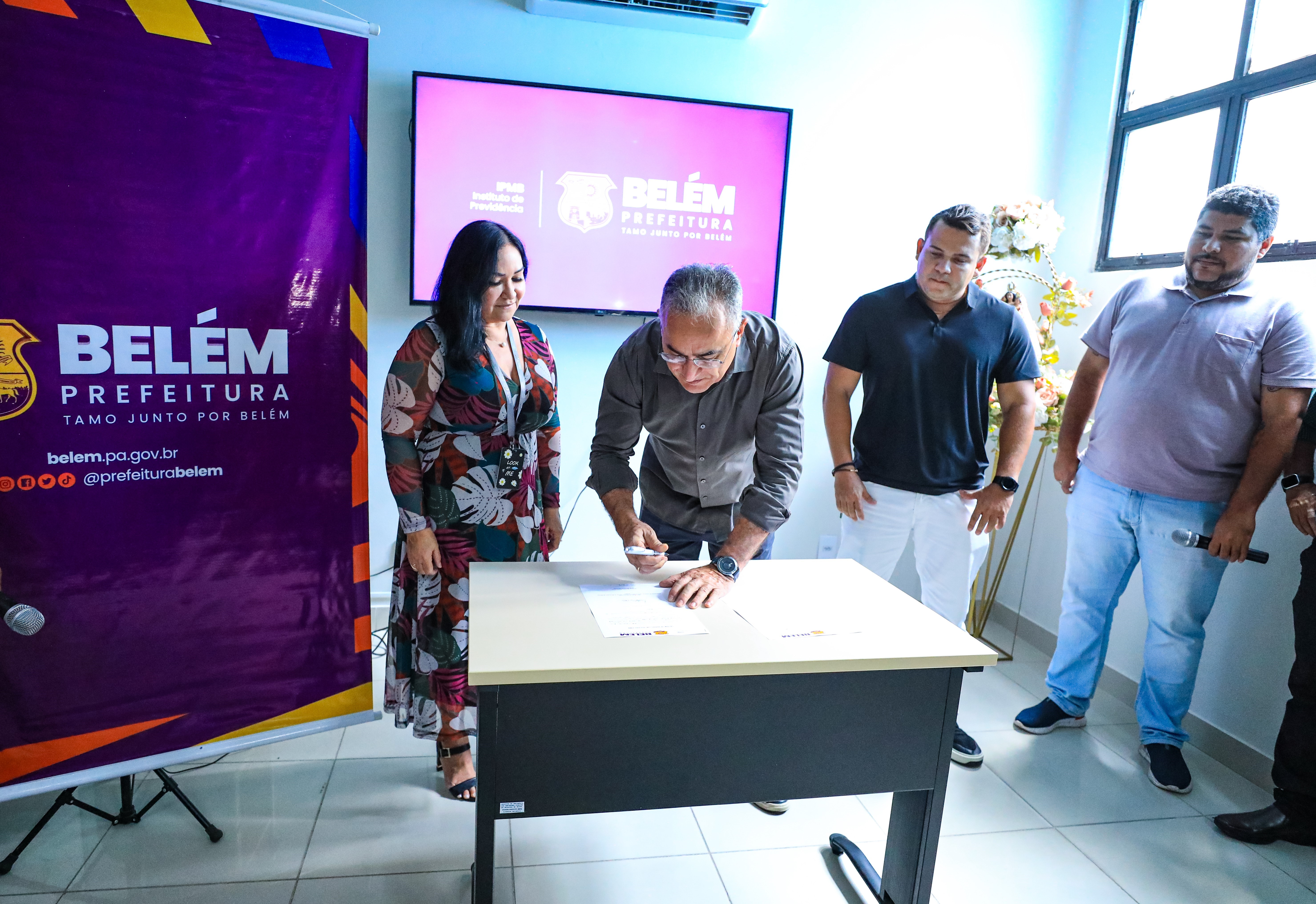 Prefeitura assina Ordem de Serviço da reforma do prédio do Instituto de Previdência dos Servidores Públicos