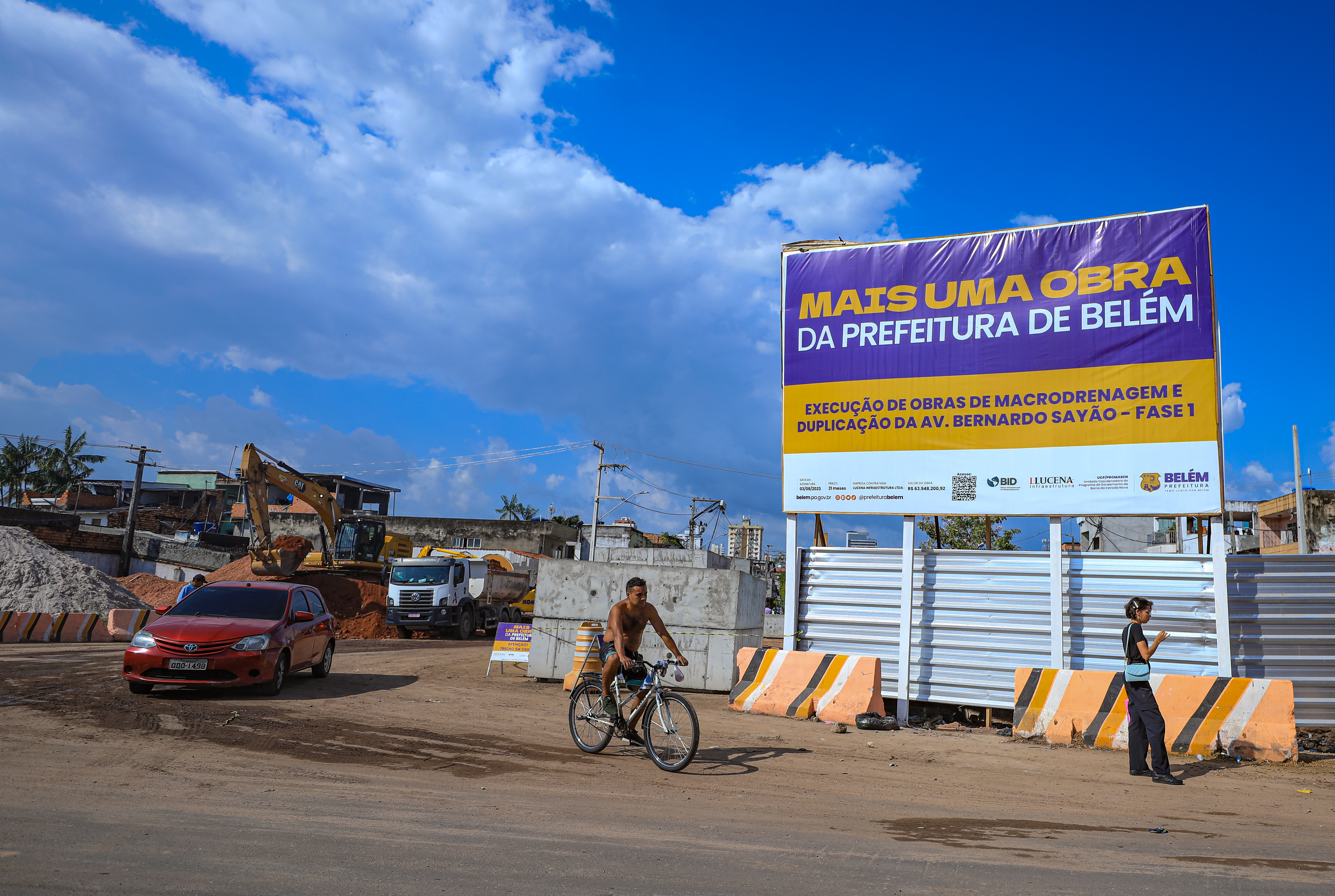 Duplicação da avenida Bernardo Sayão assegura um futuro com dignidade à população da área