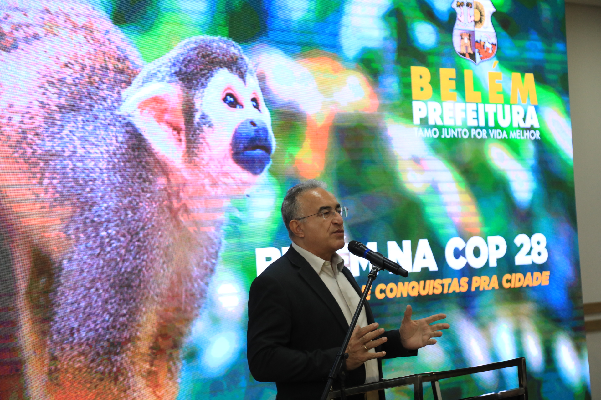 Prefeitura de Belém detalha plano de execução de obras para a COP-30 em coletiva de imprensa
