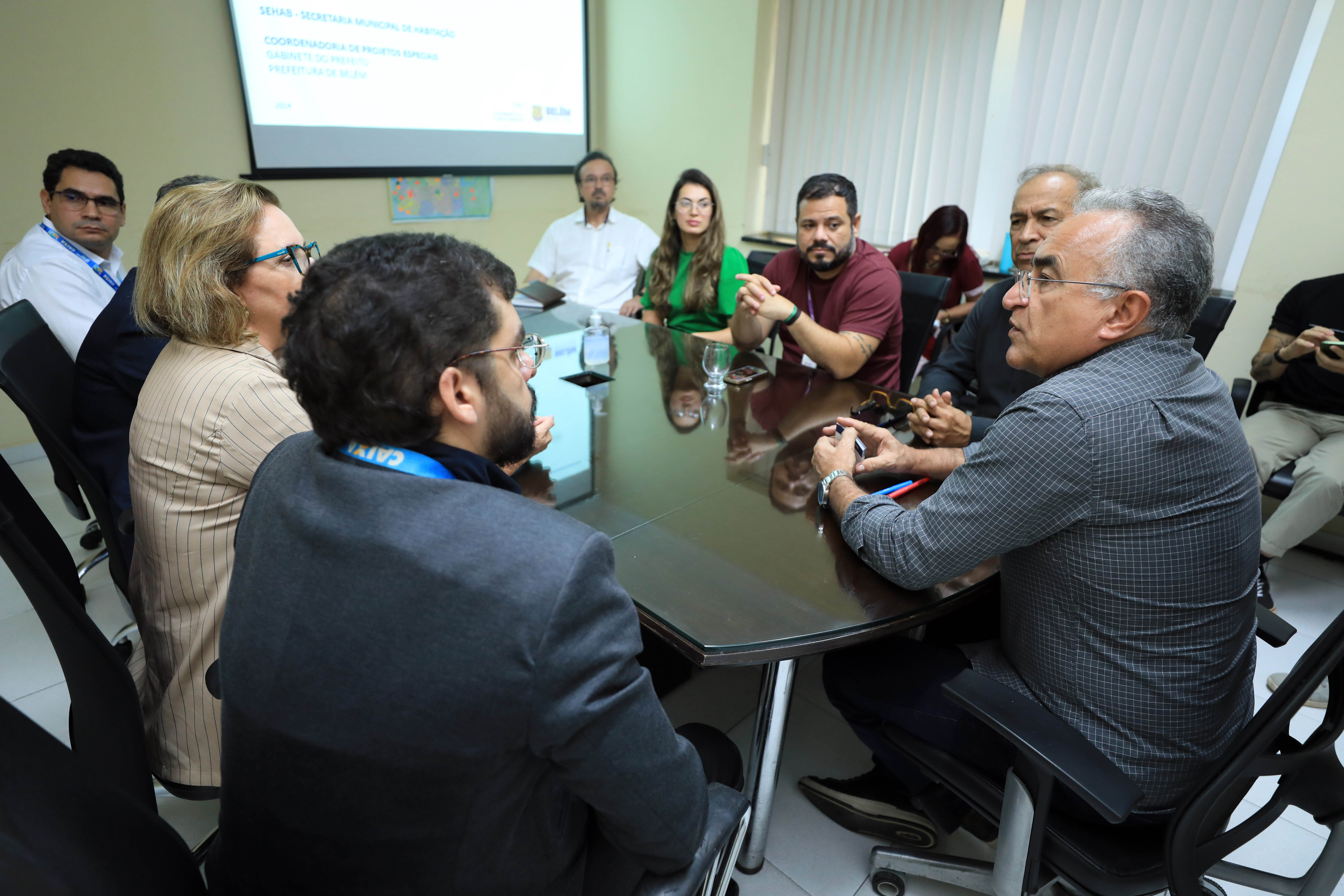 Prefeitura de Belém e Caixa Econômica Federal debatem projetos habitacionais na capital paraense