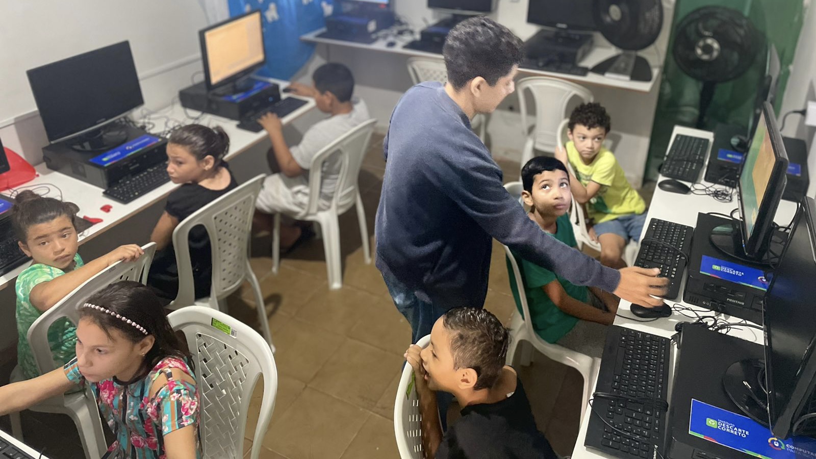 Prefeitura de Belém inaugura o 5º laboratório de informática com arrecadação de lixo eletrônico