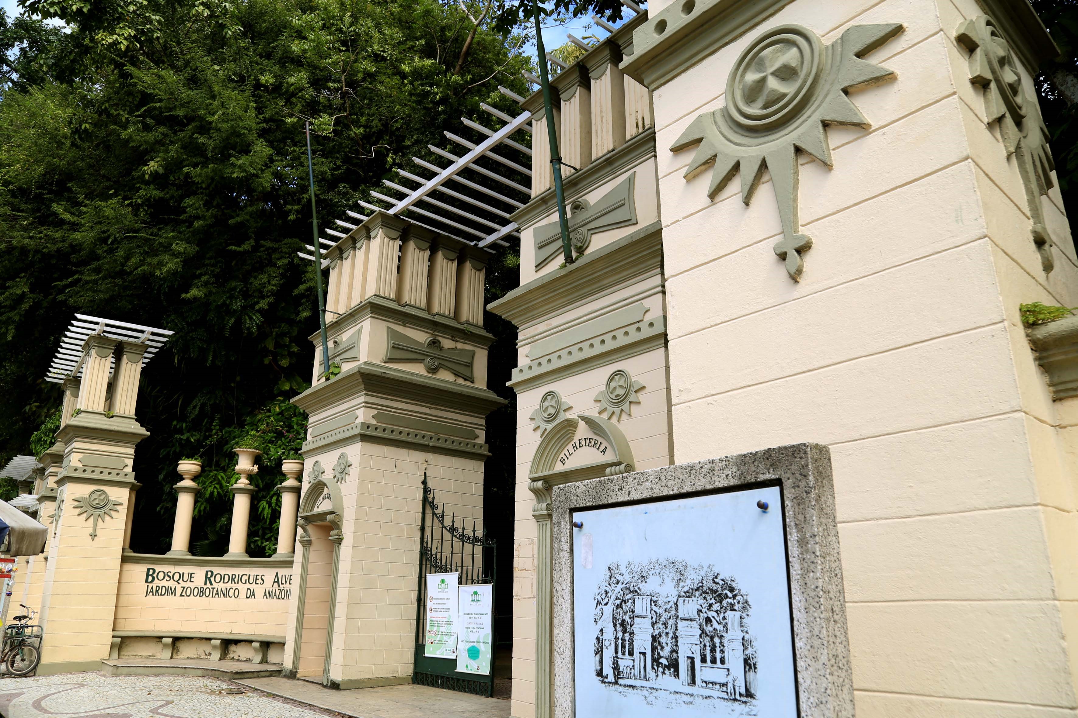 Bosque Rodrigues Alves manterá entrada gratuita até o final deste mês de janeiro