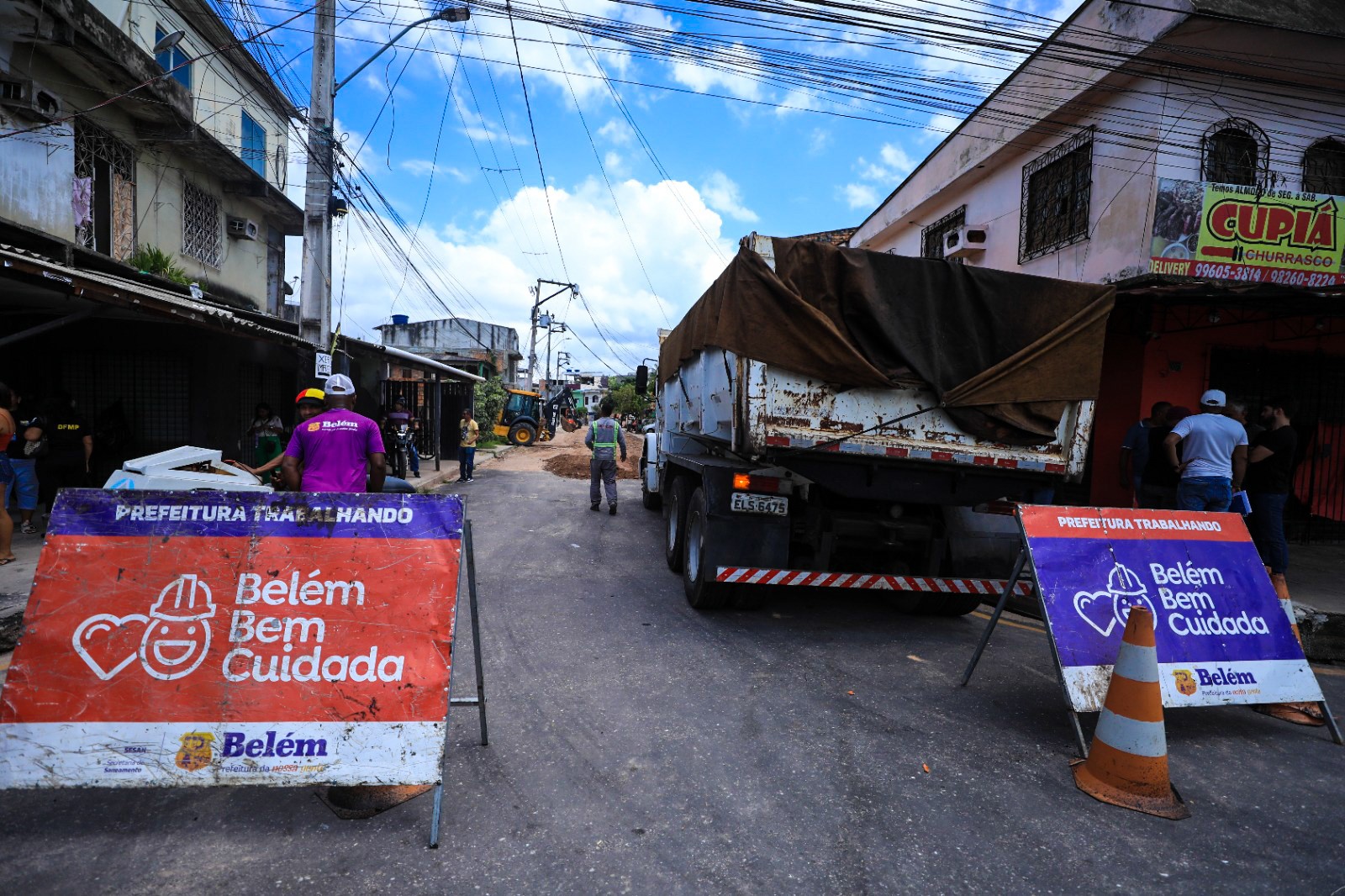 Prefeitura de Belém garante três quilômetros de asfalto para as ruas do bairro da Condor