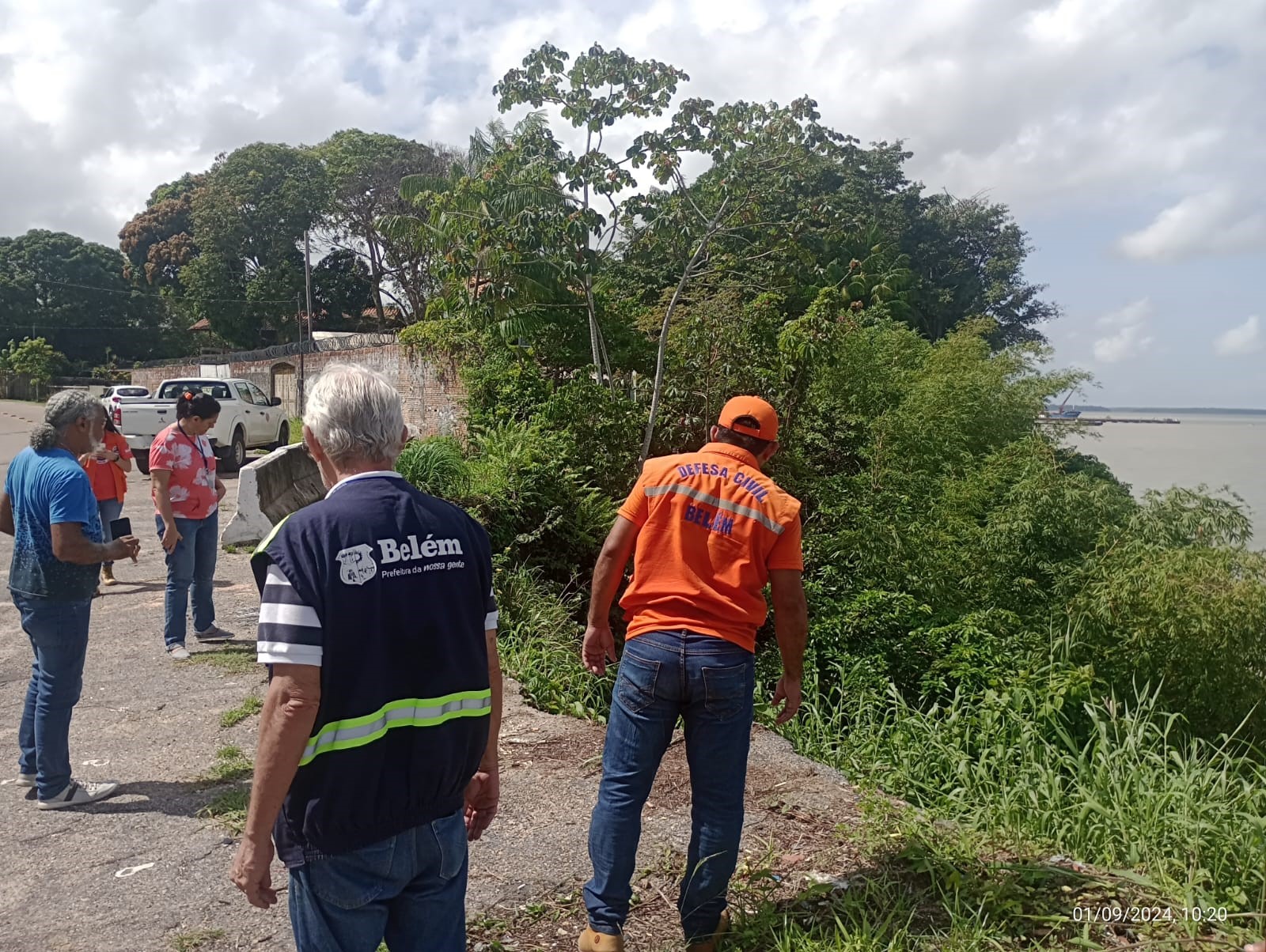 Prefeitura atualiza levantamento de áreas de risco de erosão e deslizamentos em Outeiro