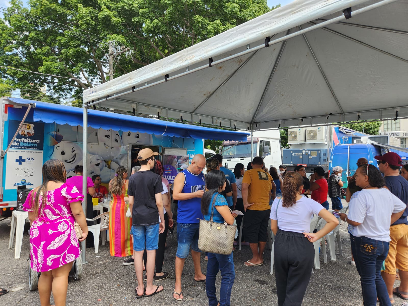 Domingo de alerta e ação de conscientização para cuidados com a hanseníase na Praça da República