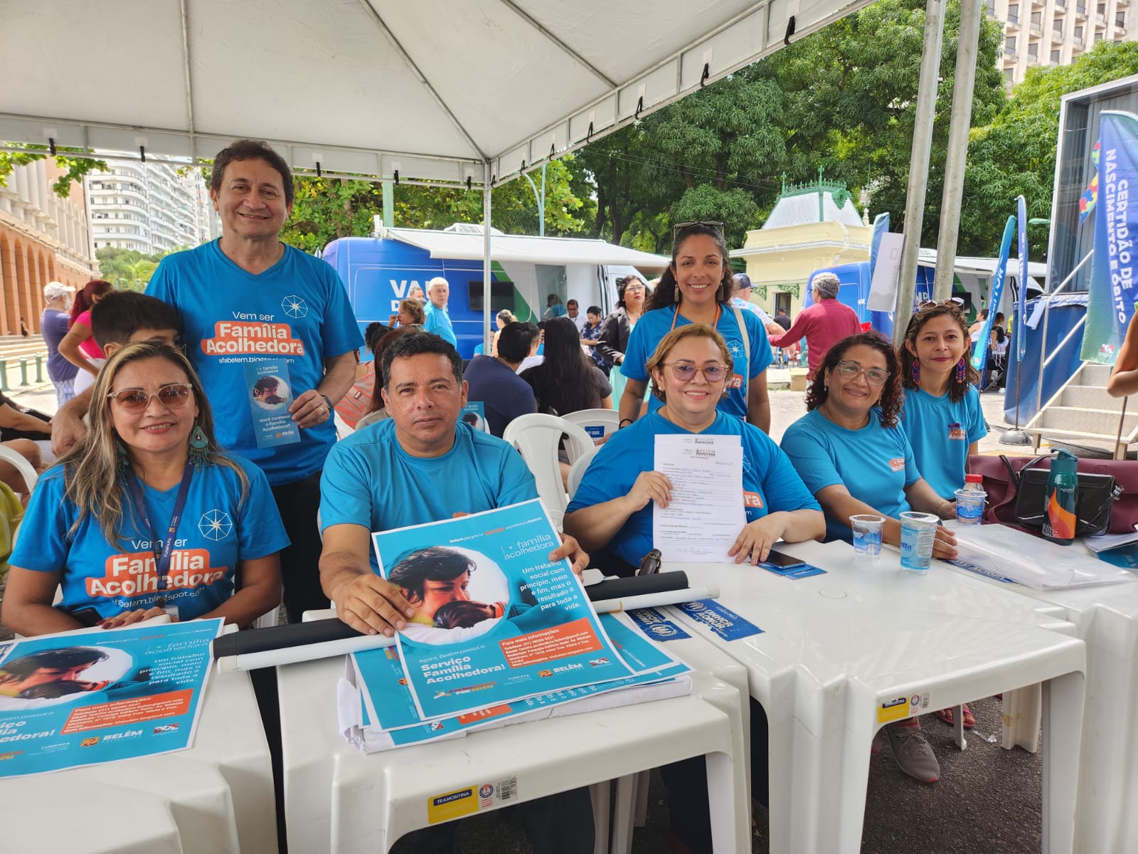 Domingo de alerta e ação de conscientização para cuidados com a hanseníase na Praça da República