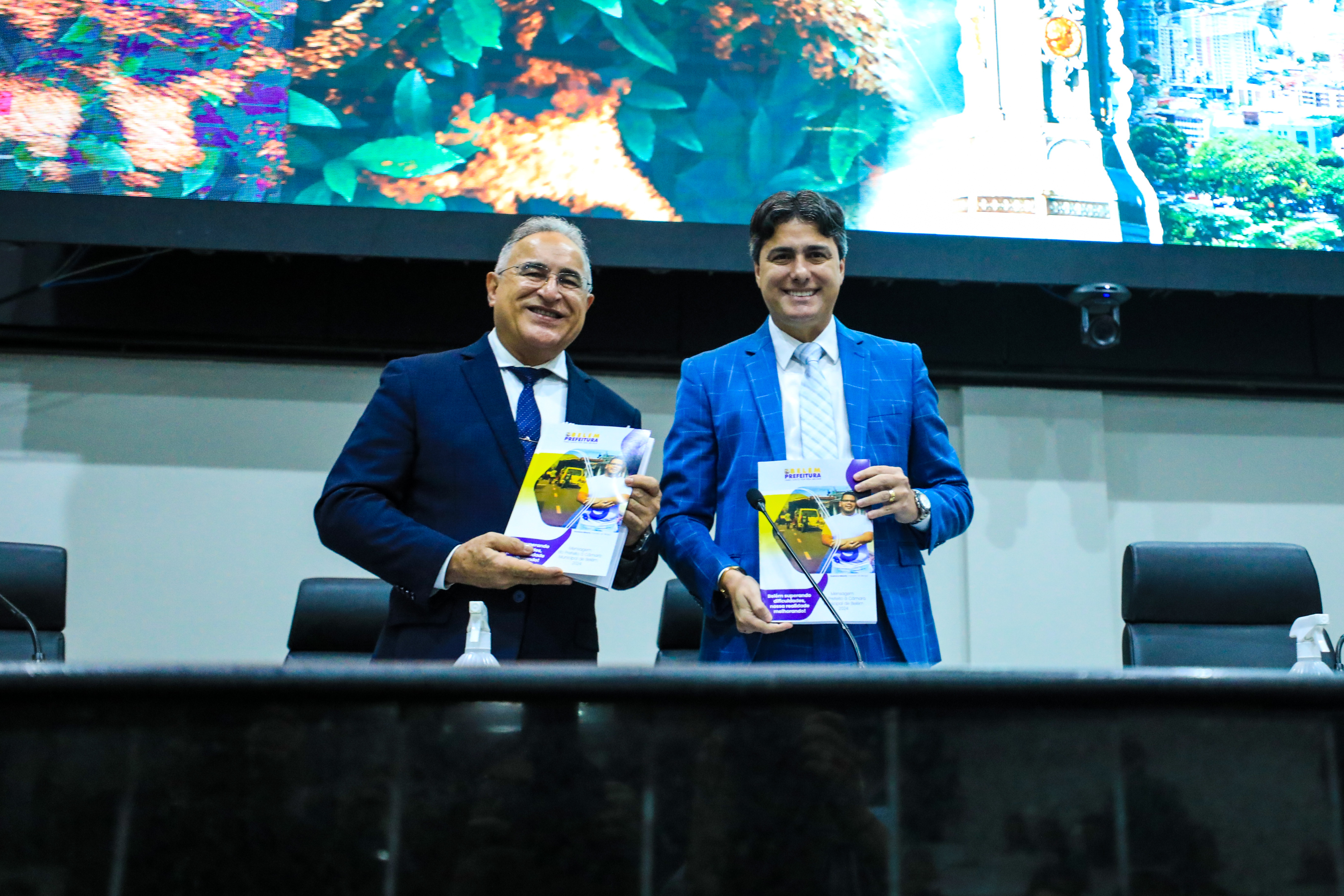Balanço da gestão municipal é apresentado aos vereadores no início do Ano Legislativo na Câmara Municipal