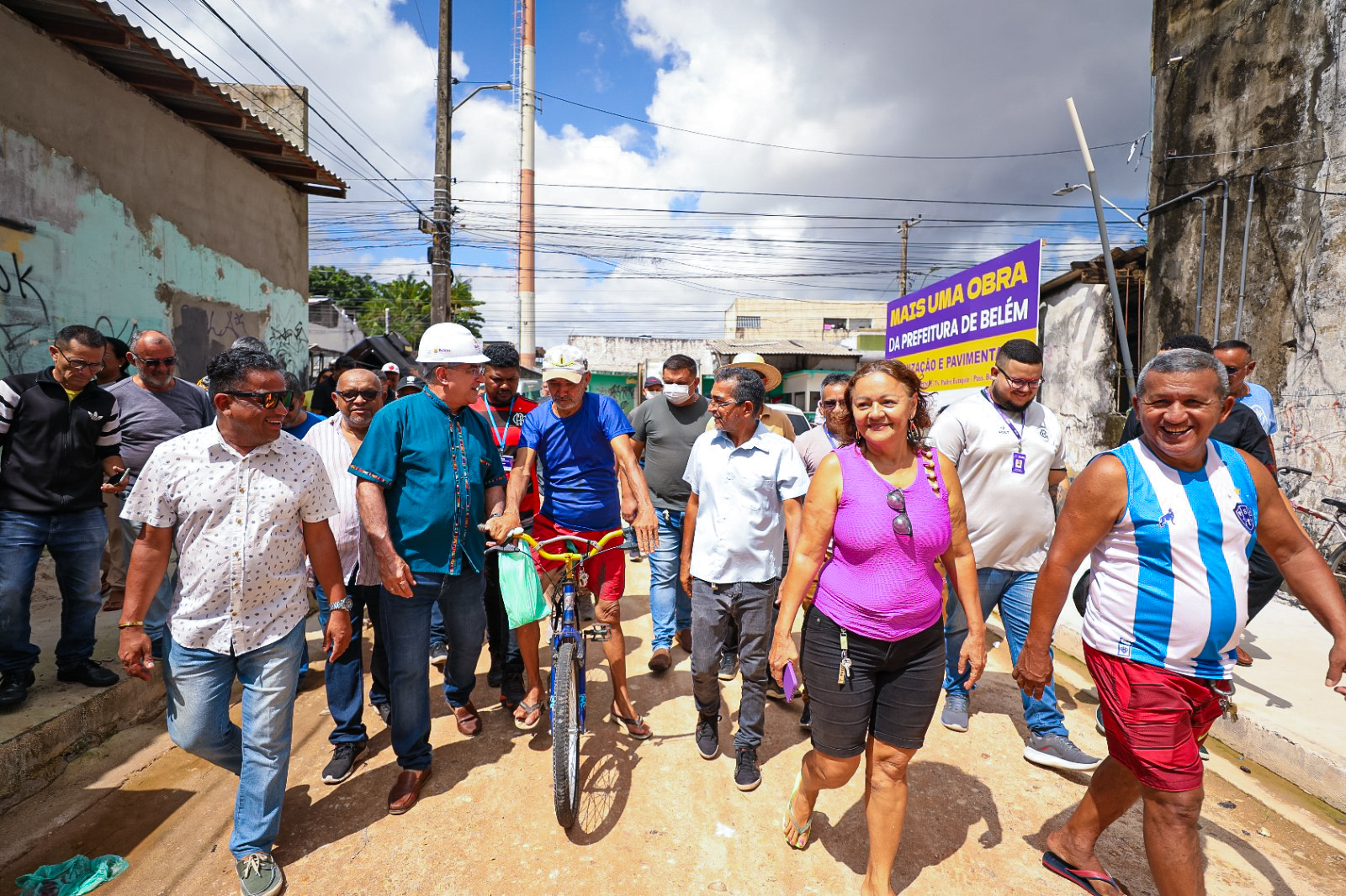 Prefeitura de Belém aumenta número de vias que receberão obras de drenagem e pavimentação na Condor