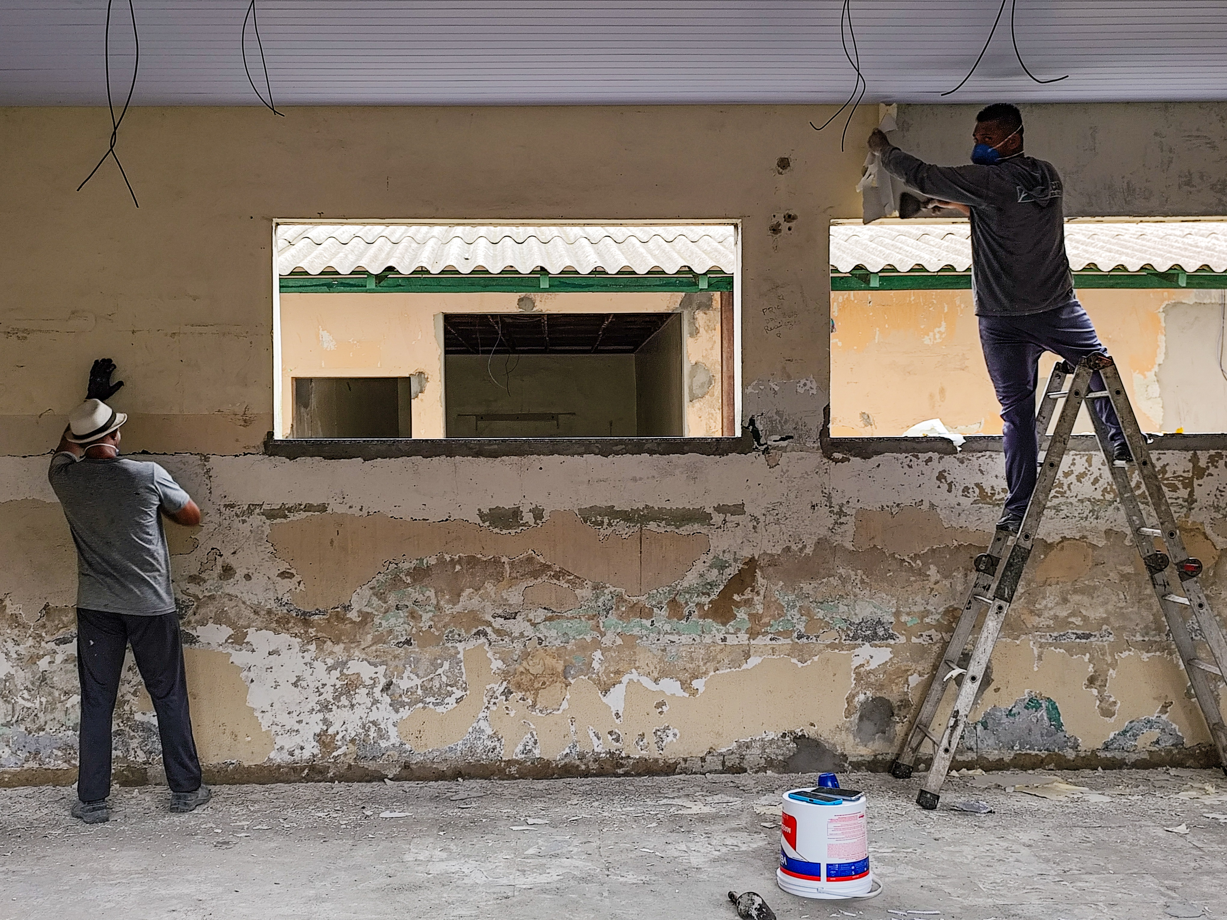 Obras de reforma da Escola Municipal Francisco da Silva Nunes estão 50% concluídas
