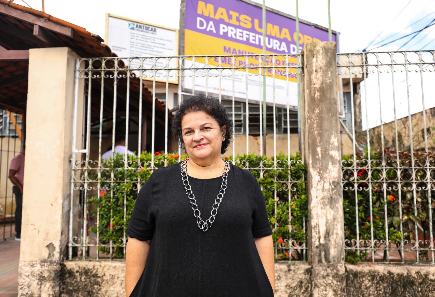 Obras de reforma da Escola Municipal Francisco da Silva Nunes estão 50% concluídas