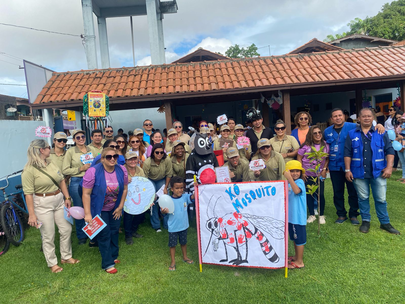 Comunidade escolar e agentes de endemias se mobilizam contra a dengue na Ilha de Mosqueiro