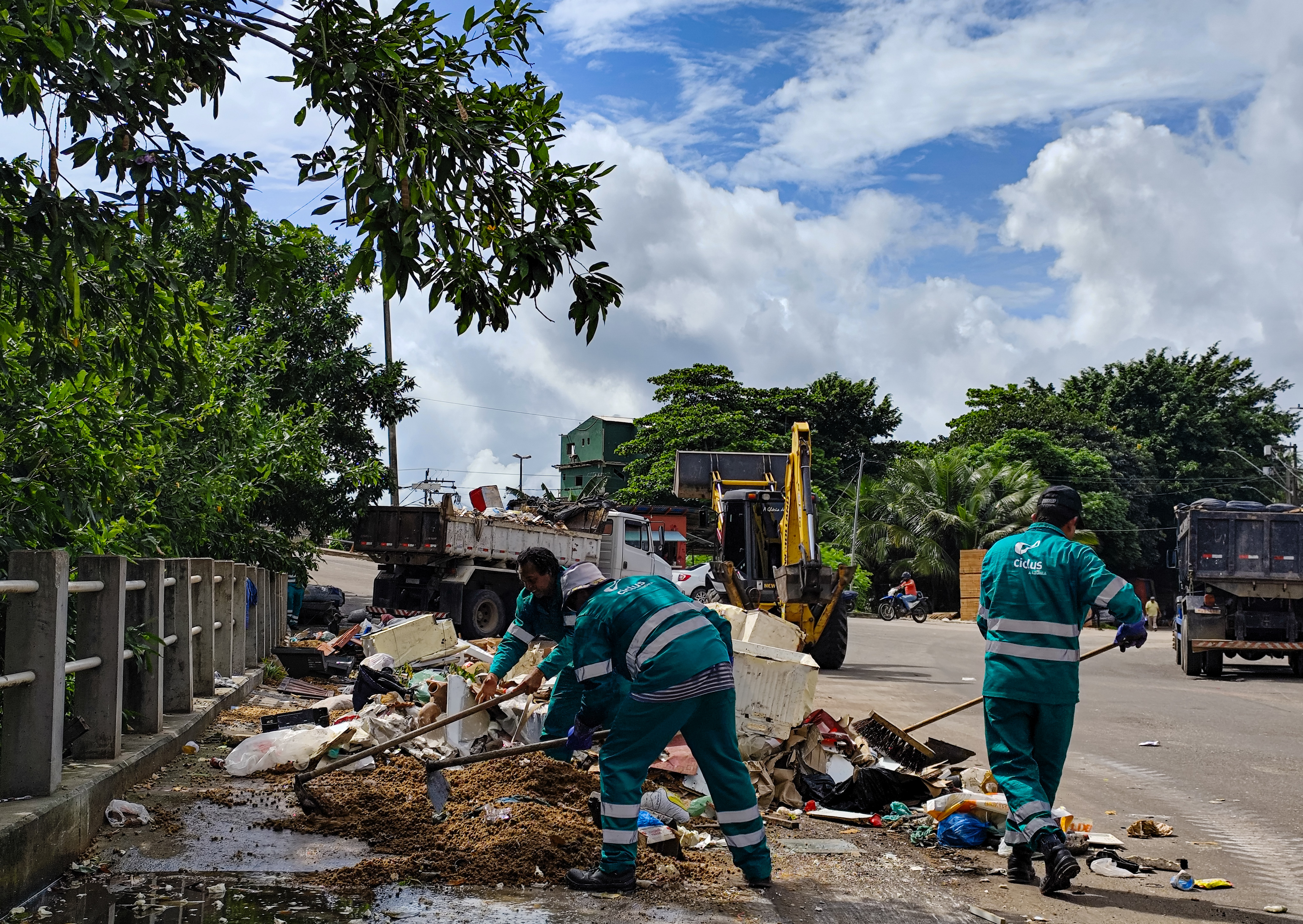 Guamá, Terra Firme e Cremação começam a sentir melhorias com o novo sistema de limpeza urbana de Belém