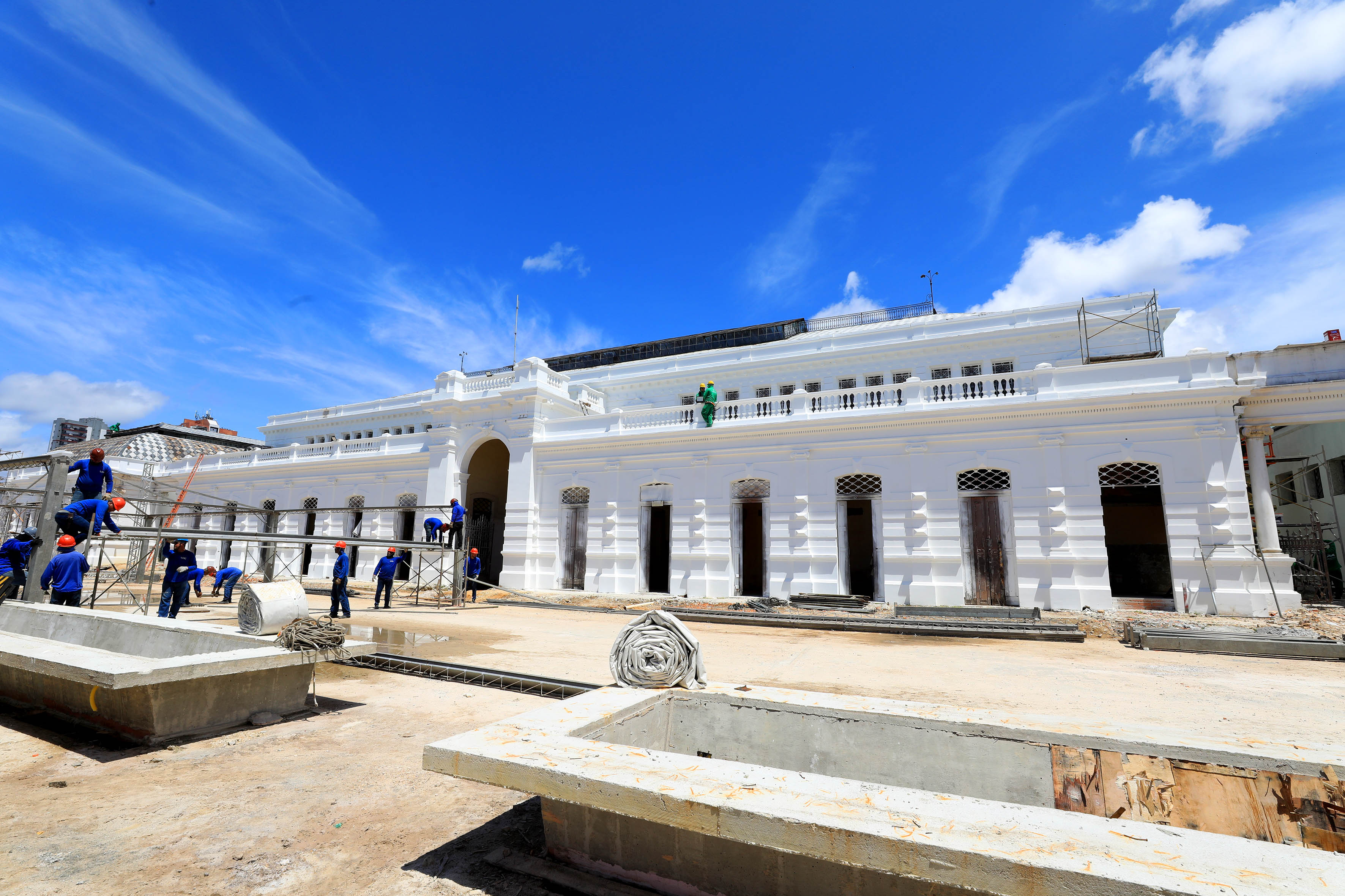 População constata avanços das obras de reforma do mercado de São Brás e complexo do Ver-o-Peso
