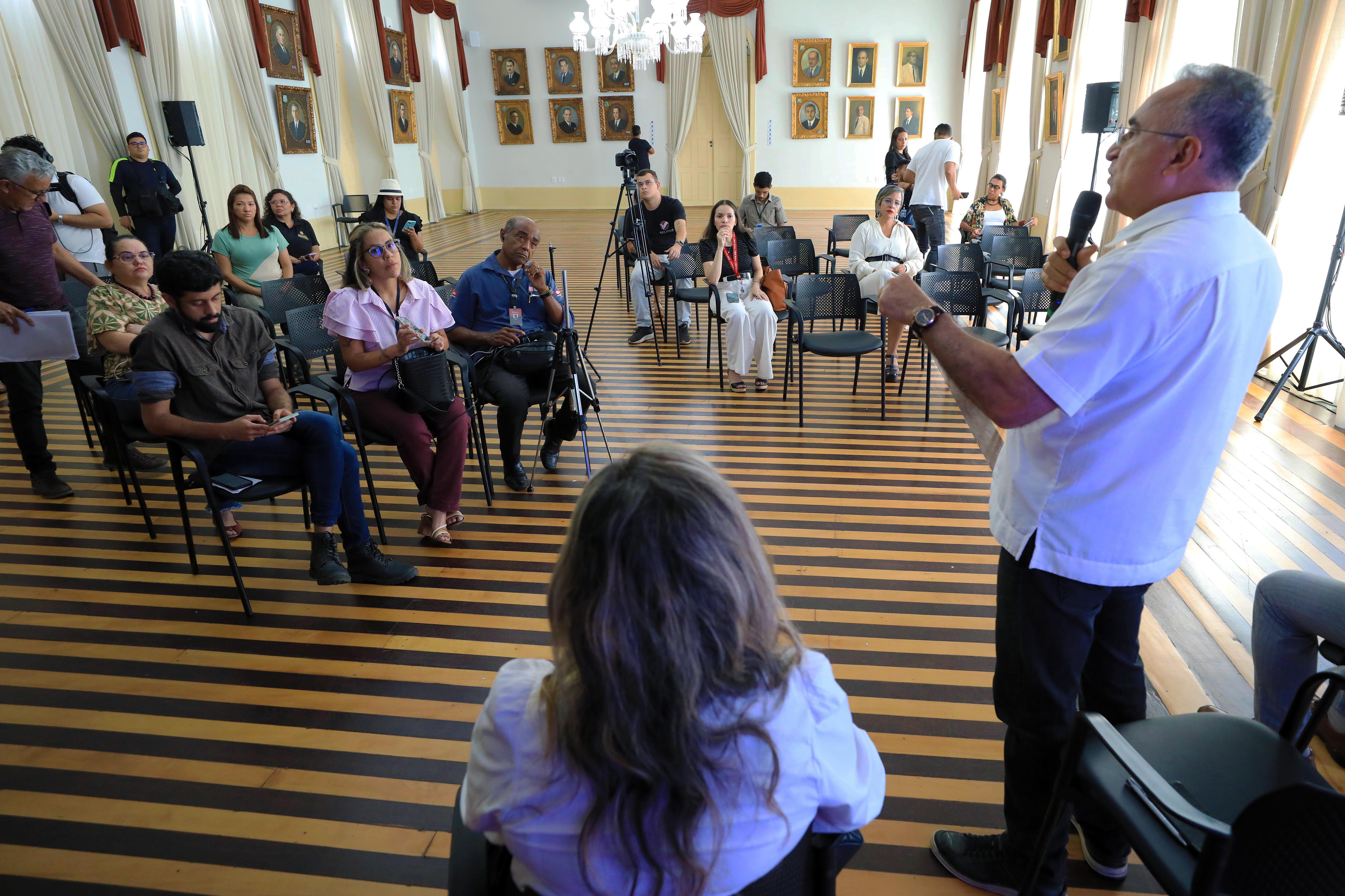 Grandes obras no âmbito da COP-30 são apresentadas pela Prefeitura de Belém em entrevista coletiva