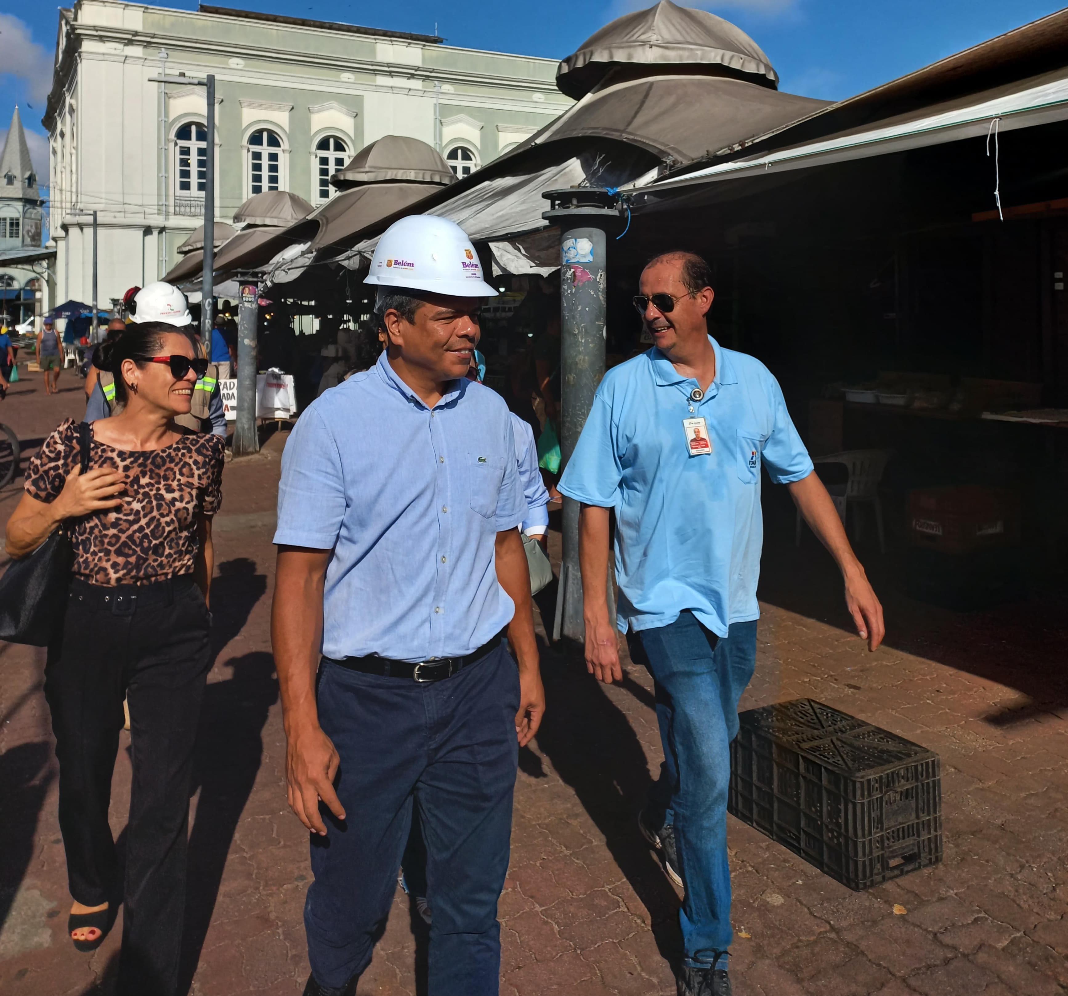 Prefeitura de Belém inicia obras de revitalização da Feira do Açaí
