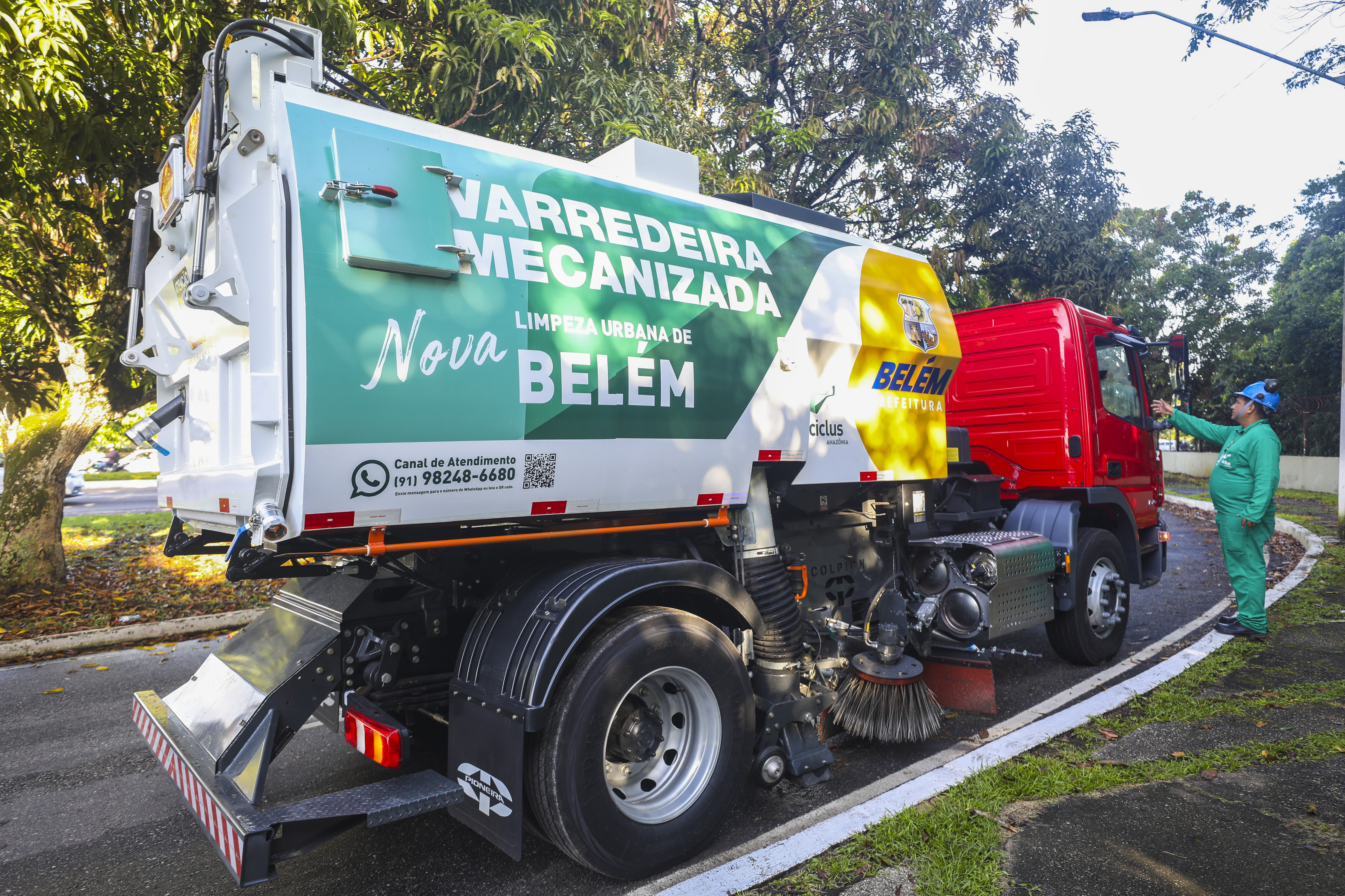 Belém ganha ecoponto e máquinas para reforçar o sistema de limpeza da cidade