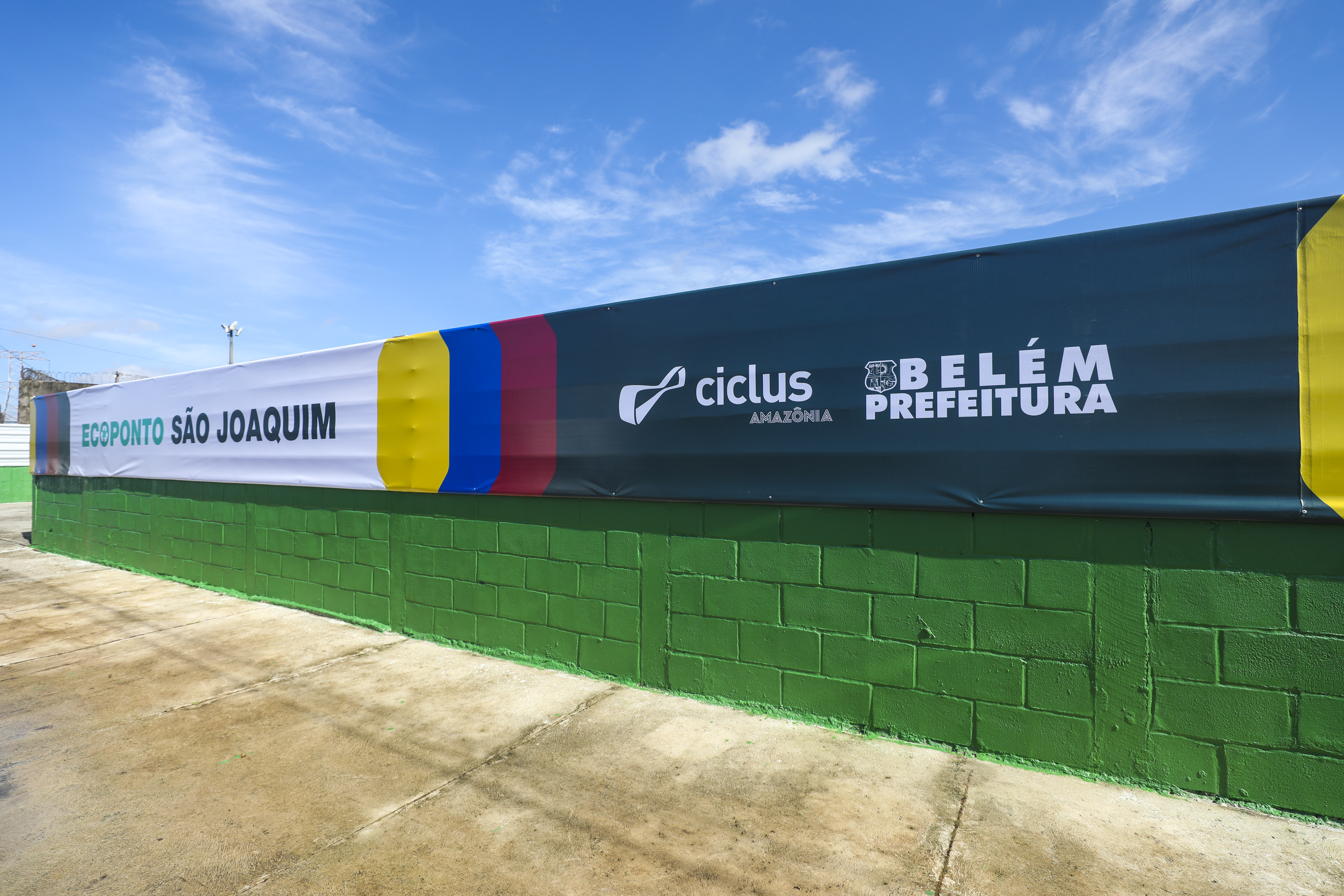 Belém ganha ecoponto e máquinas para reforçar o sistema de limpeza da cidade
