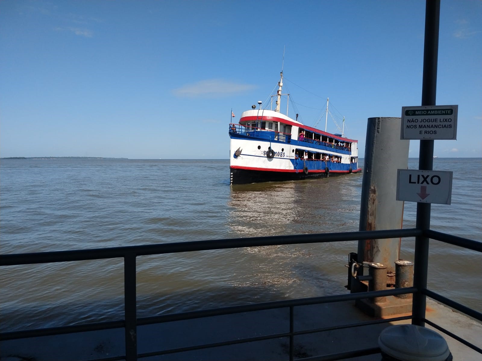 Cresce a lotação do navio Solimões no segundo dia de operação da linha fluvial para Mosqueiro