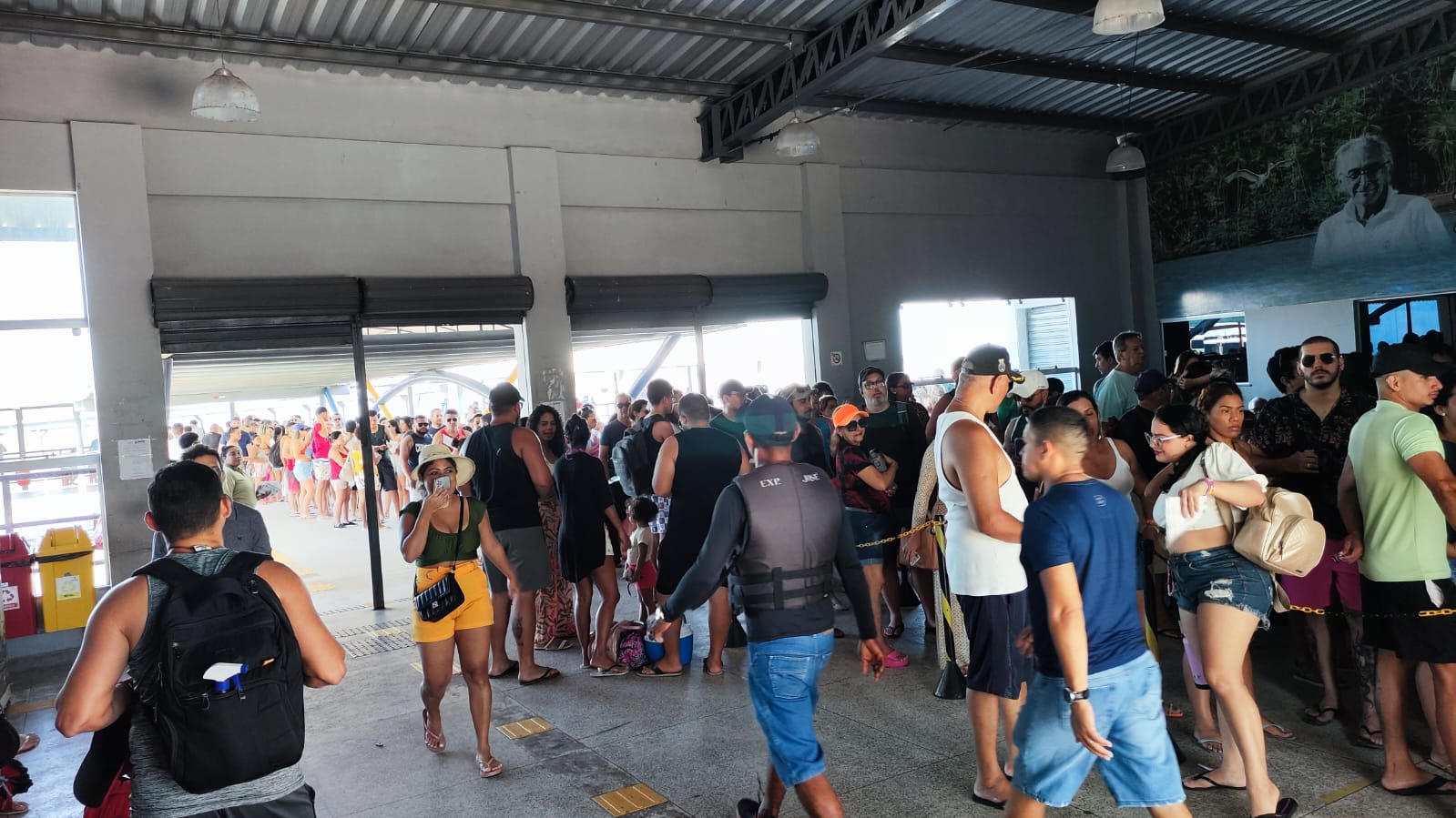 Terceiro domingo de julho registra grande movimentação  na saída para as ilhas,  pelos terminais hidroviários