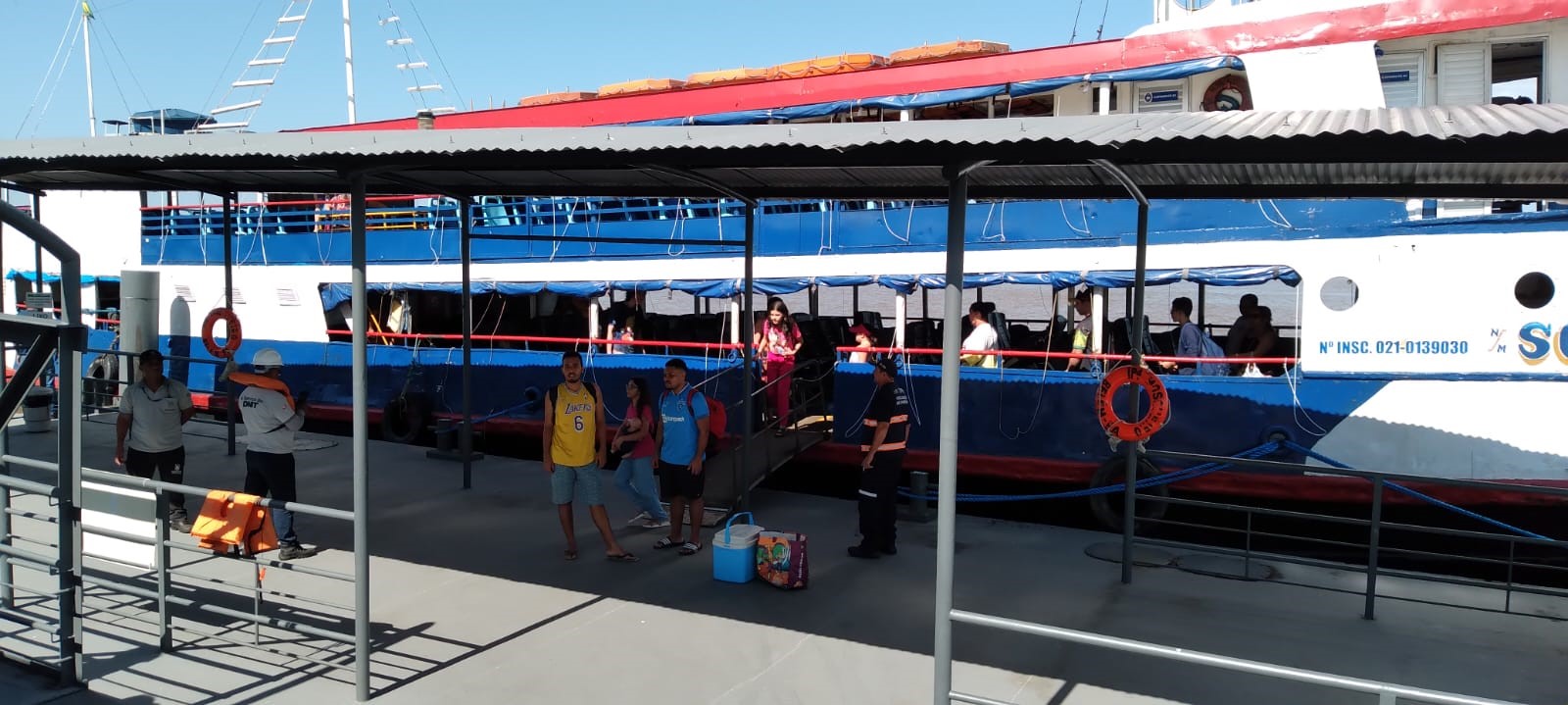 Mais de 800 pessoas aproveitaram a retomada da operação da linha fluvial Belém/Mosqueiro