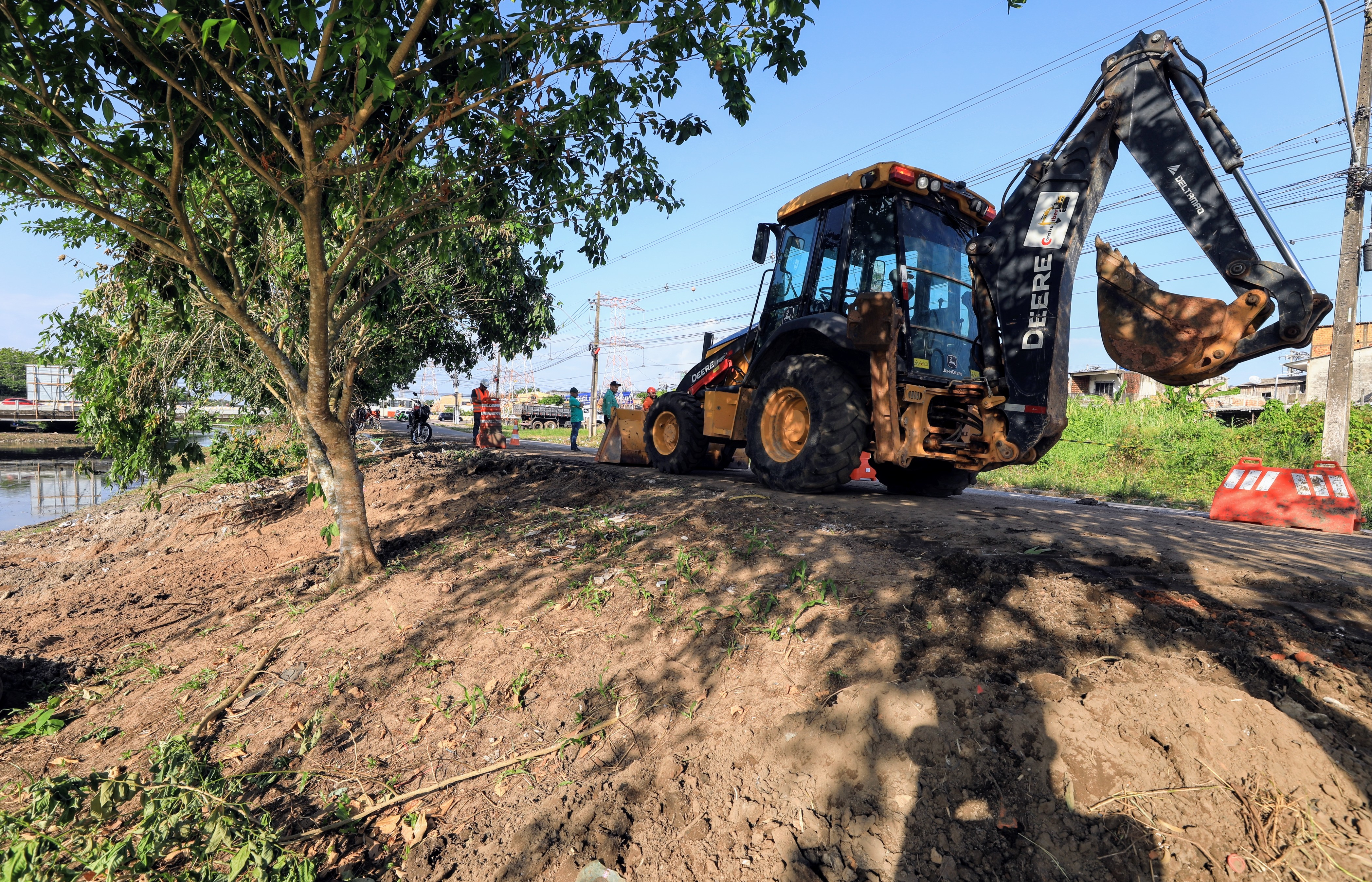 Obras do Parque Urbano São Joaquim são vistoriadas pela Prefeitura de Belém