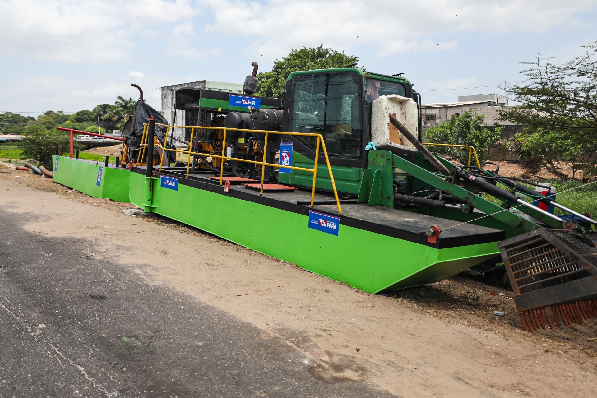 Obra do governo do estado no canal São Joaquim é embargada por falta de alvará e danos ao meio ambiente