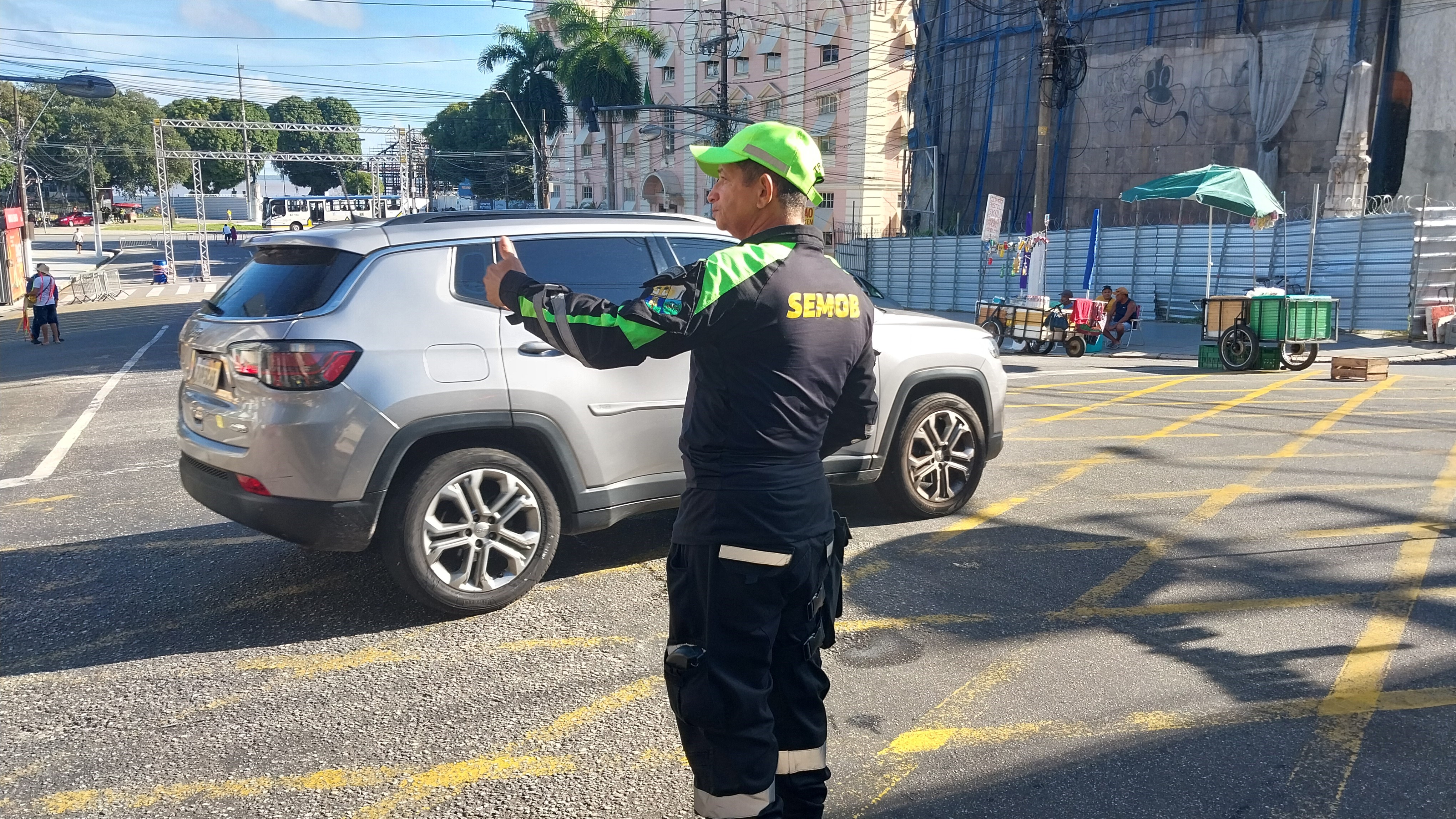 Interdições e desvios de itinerário garantem segurança viária durante o desfile de 7 de Setembro em Belém