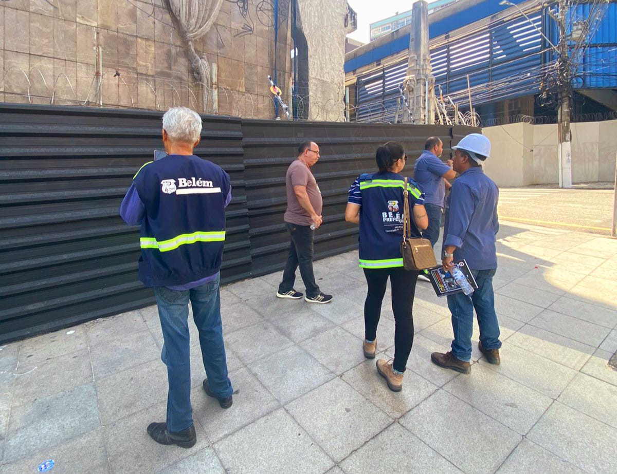 Vistoria do Grupo de Infraestrutura avalia trajeto do Círio para garantir segurança aos romeiros