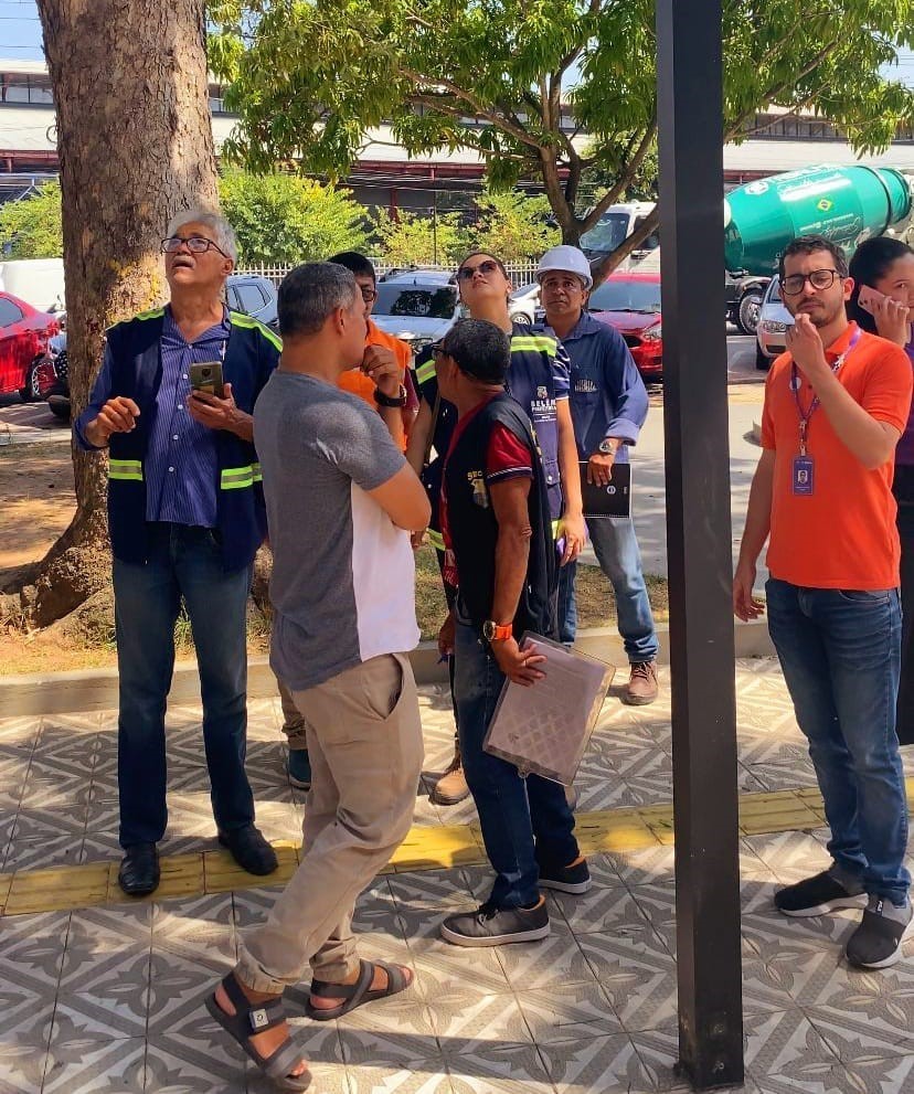 Vistoria do Grupo de Infraestrutura avalia trajeto do Círio para garantir segurança aos romeiros