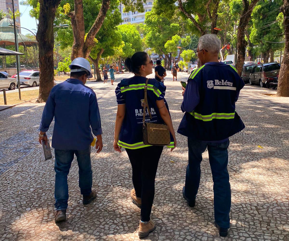 Vistoria do Grupo de Infraestrutura avalia trajeto do Círio para garantir segurança aos romeiros