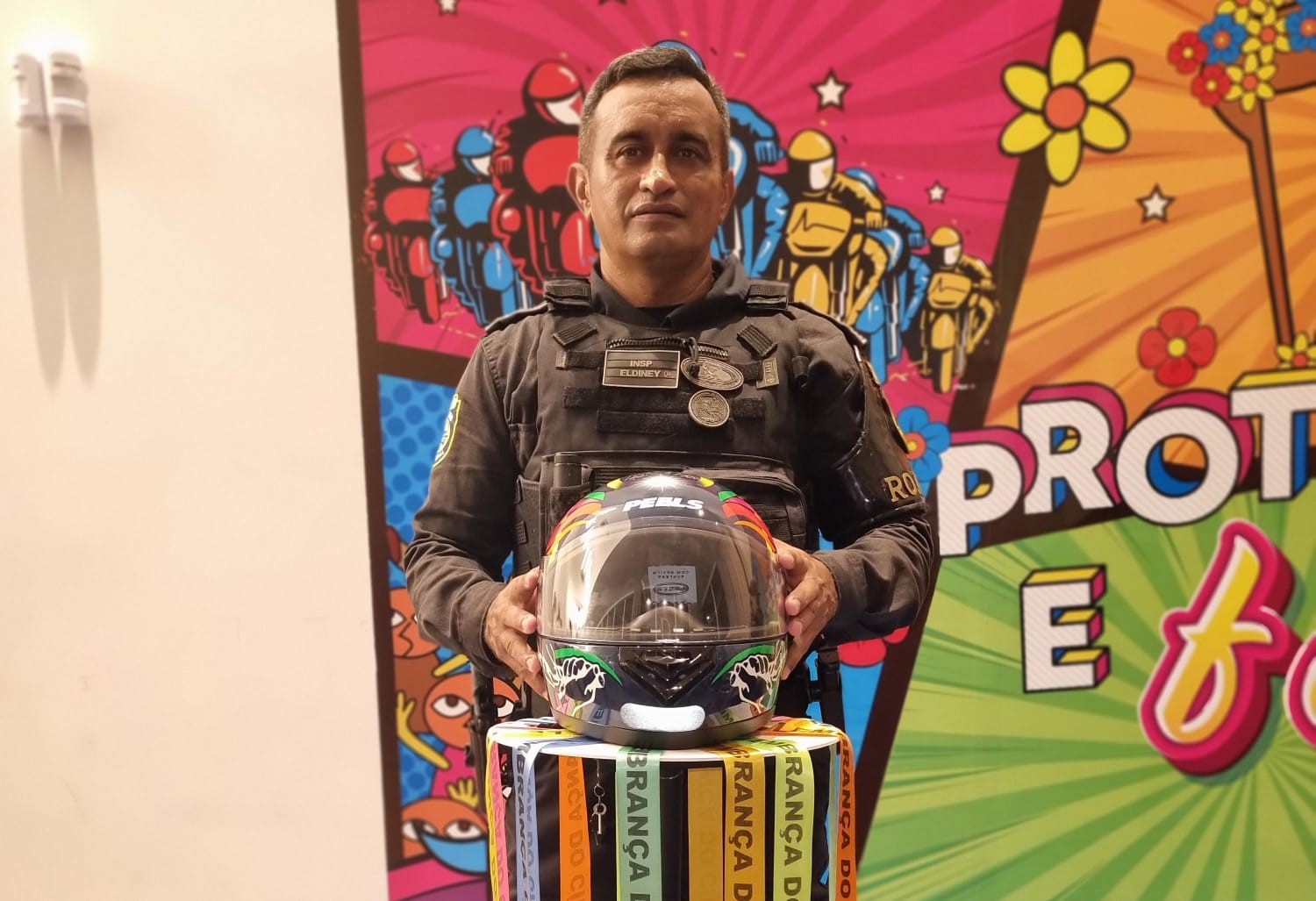 Escolta da Guarda Municipal à imagem peregrina será equipada com capacetes em homenagem ao Círio