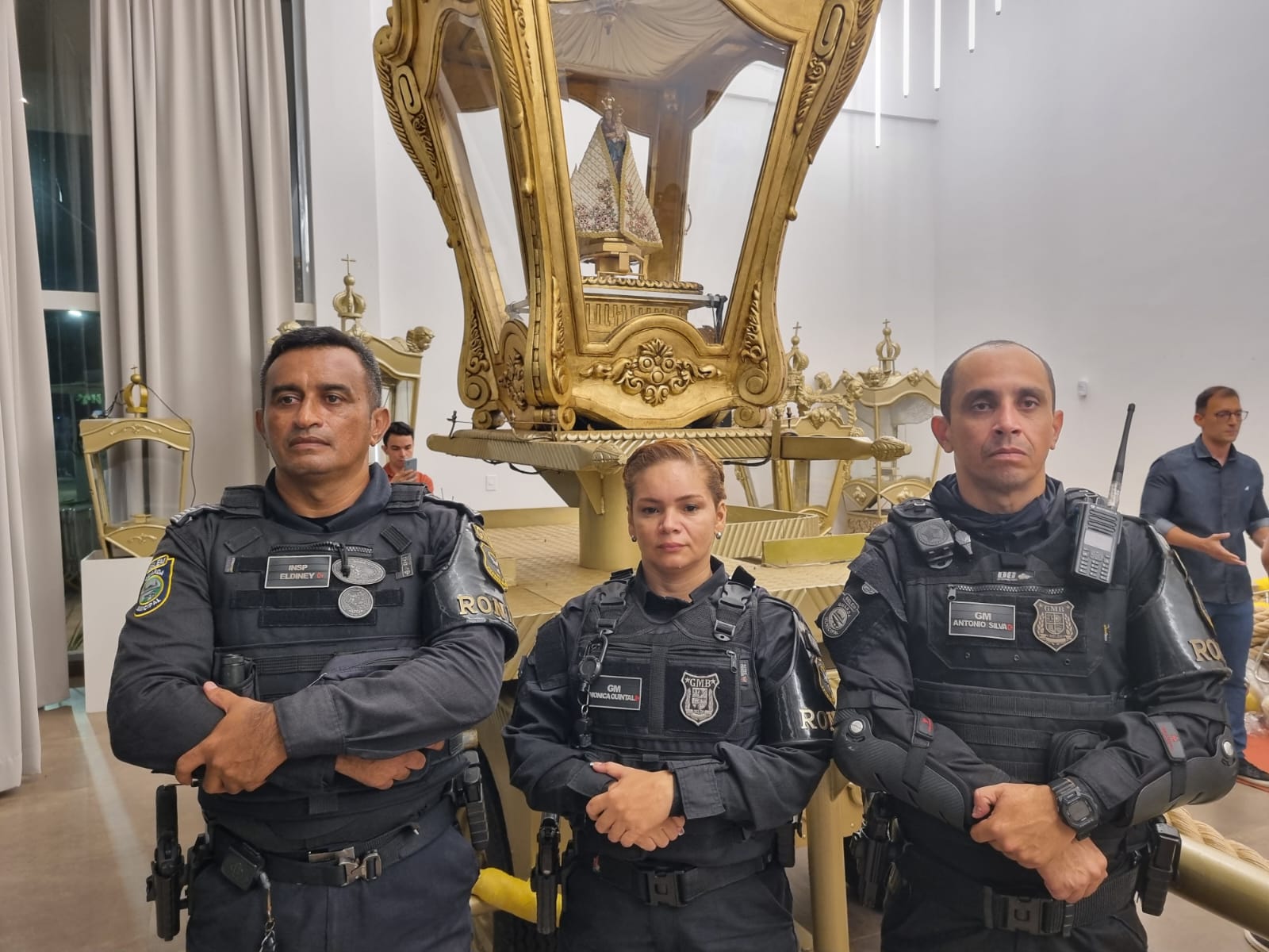 Escolta da Guarda Municipal à imagem peregrina será equipada com capacetes em homenagem ao Círio