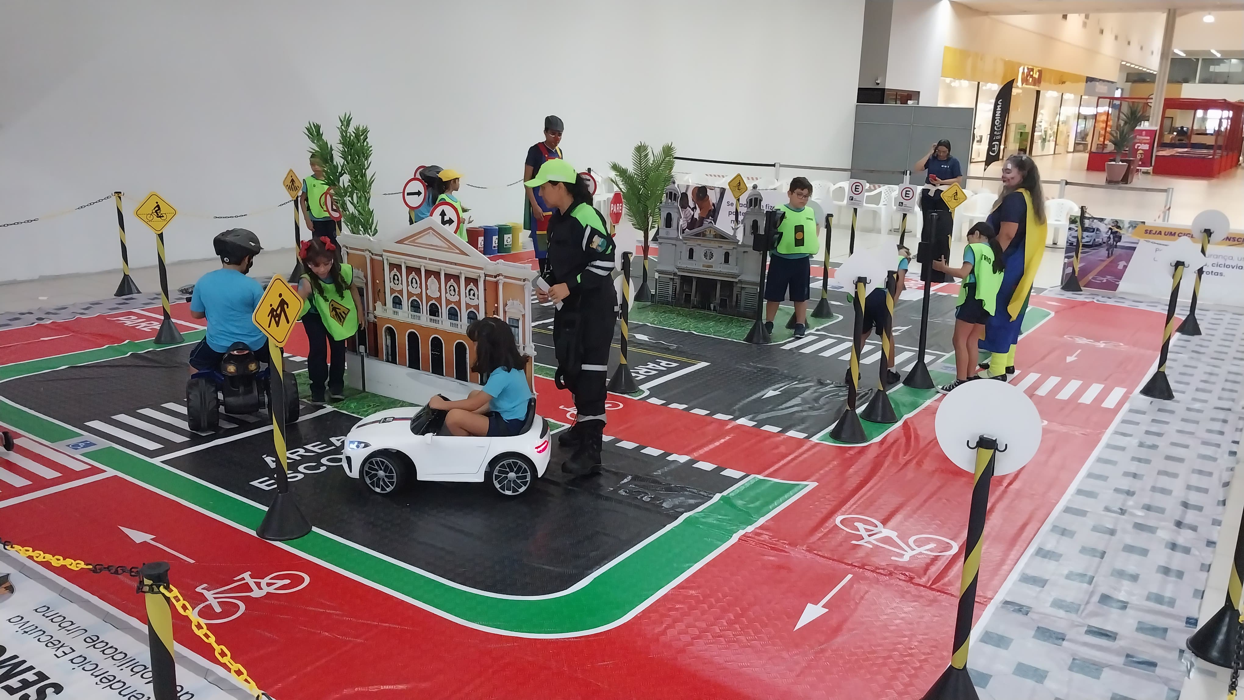 Arte e educação para crianças na Minicidade Educativa abrem a Semana Nacional do Trânsito, em Belém