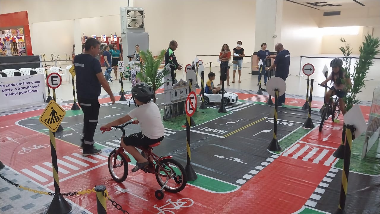 Minicidade do Trânsito teve programação aberta ao público neste sábado, 21