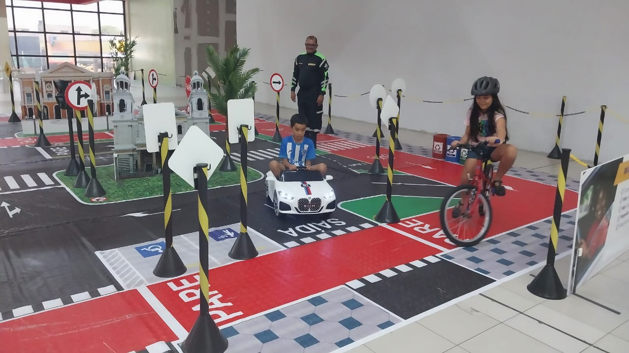 Minicidade do Trânsito teve programação aberta ao público neste sábado, 21