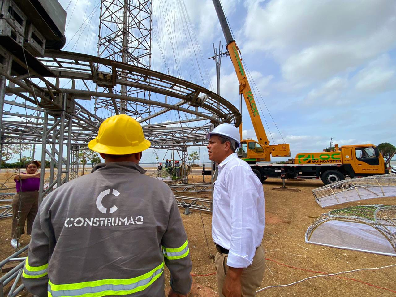 Imagens de Nossa Senhora de Nazaré em formato 3D começam a ser instaladas em Belém