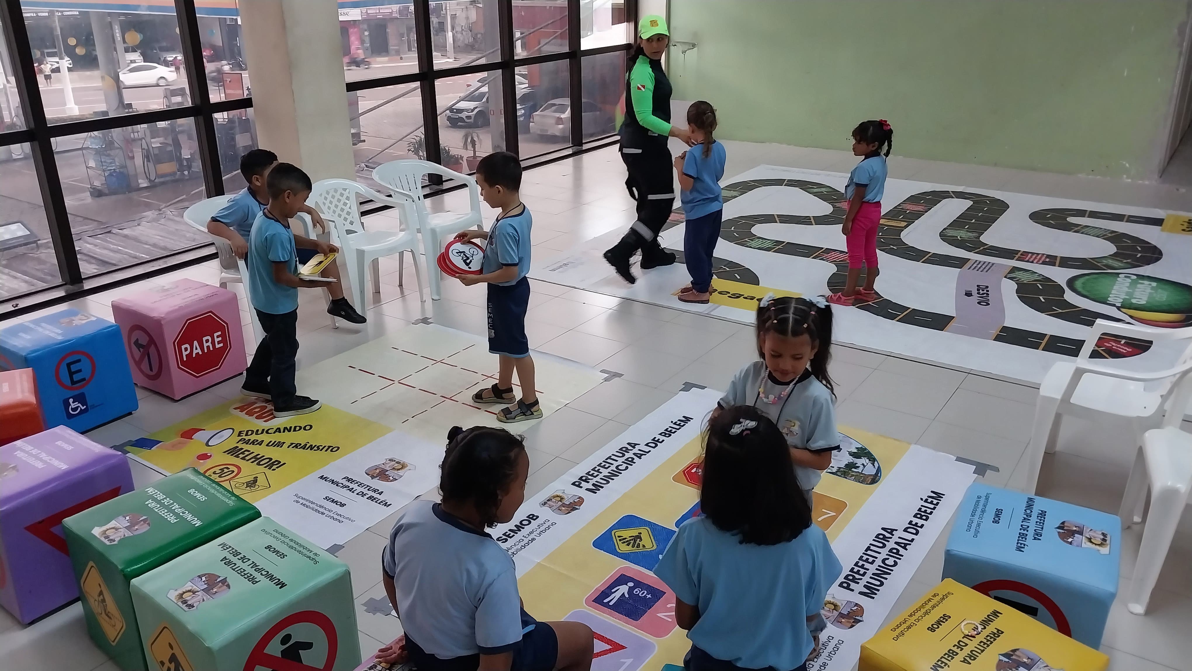 Semana Nacional de Trânsito termina com 140 orientações para crianças na Minicidade Educativa