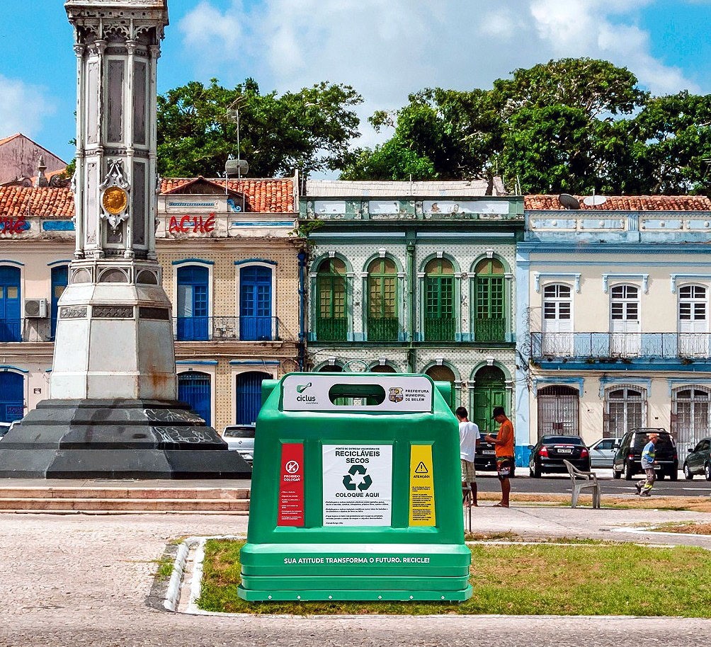 Prefeitura de Belém e Ciclus Amazônia instalarão recipientes para depósito de materiais recicláveis na cidade