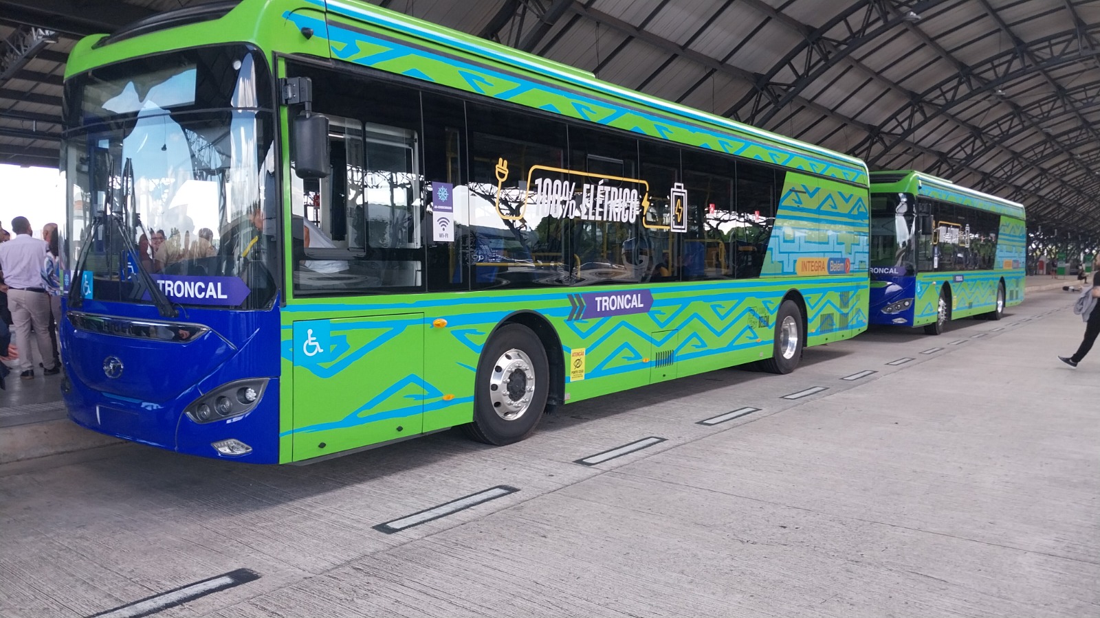 Ônibus elétricos irão funcionar normalmente no domingo de eleição do 1º turno