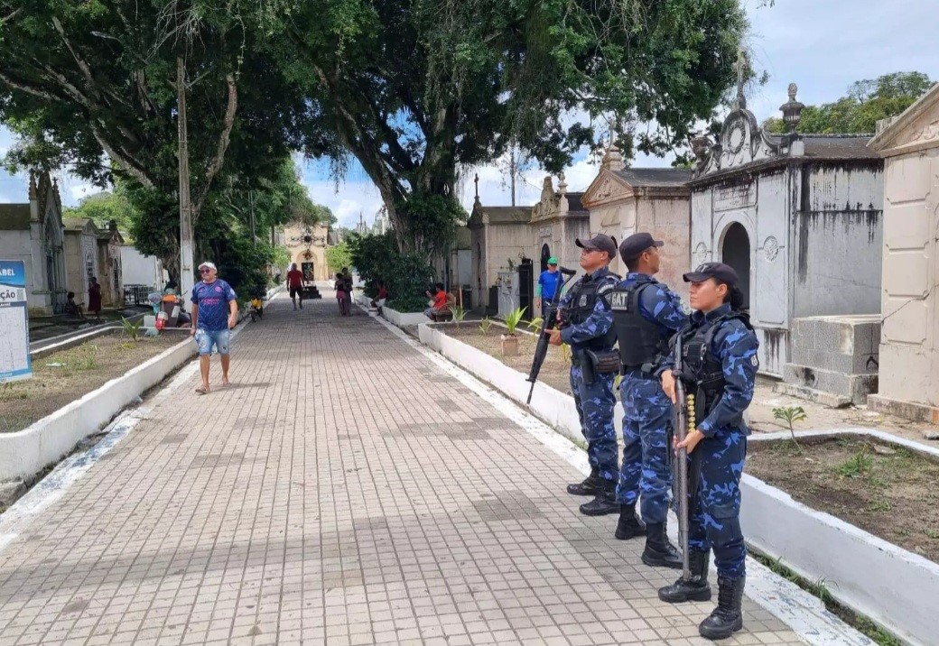 Guarda Municipal reforça segurança nos cemitérios de Belém para o Dia de Finados