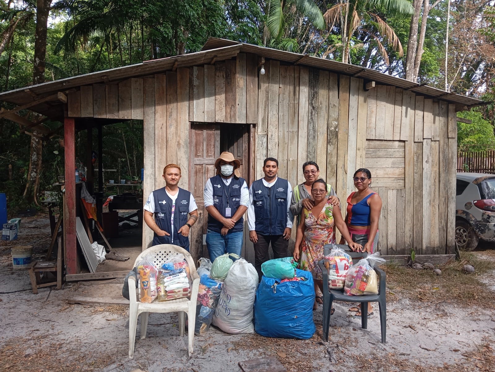 Unidade de Saúde de Outeiro presta assistência às famílias impactadas pelo incêndio registrado na ilha
