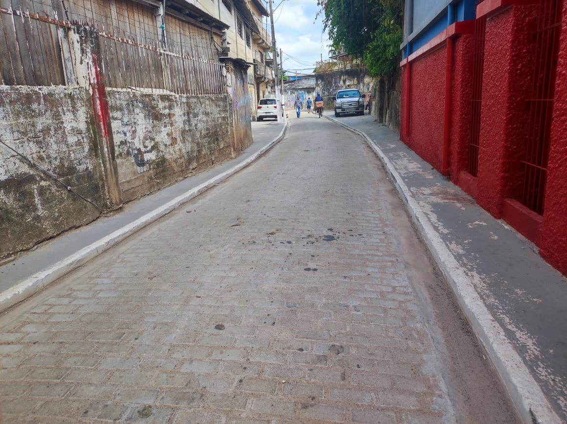 Beco do Carmo e Rua Boaventura são entregues saneadas e urbanizadas à população nesta quinta, 21