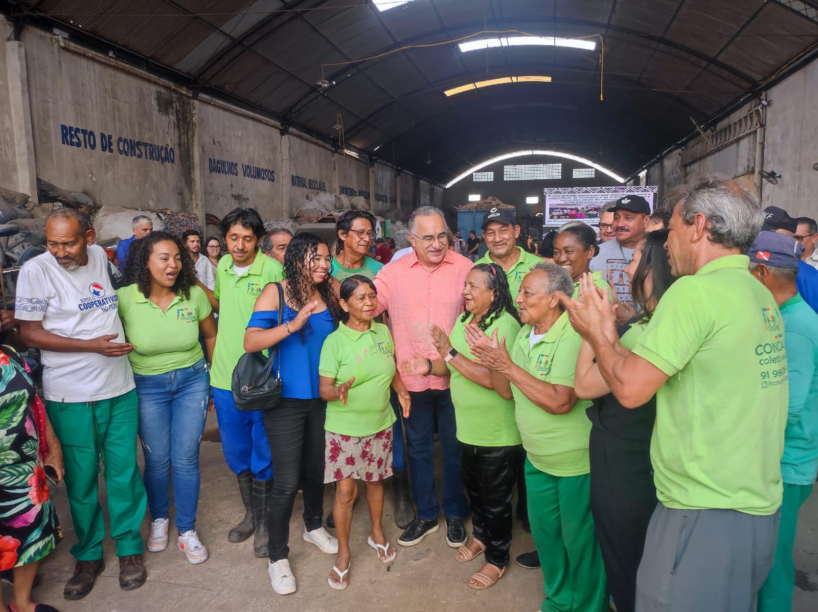 Prefeitura reforma galpões de cooperativas de materiais recicláveis para ampliar e qualificar coleta seletiva