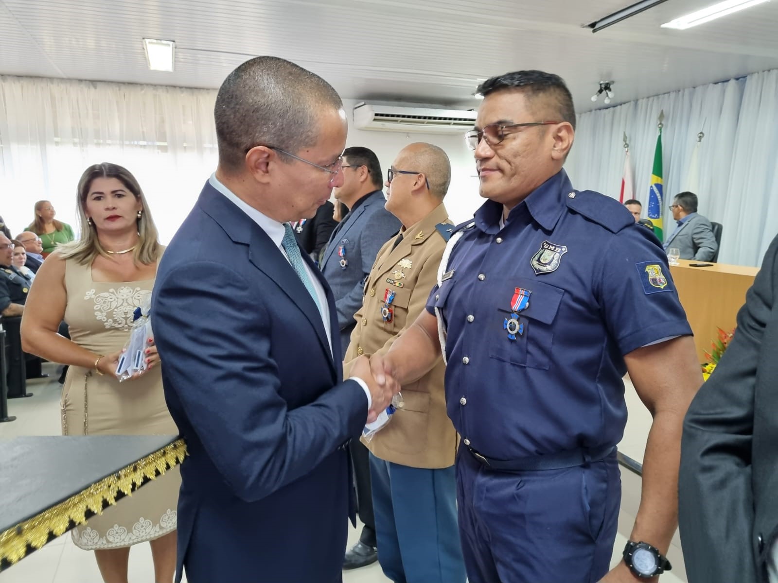 Guarda municipal de Belém recebe do IESP medalha do Mérito de Ensino Integrado de Segurança