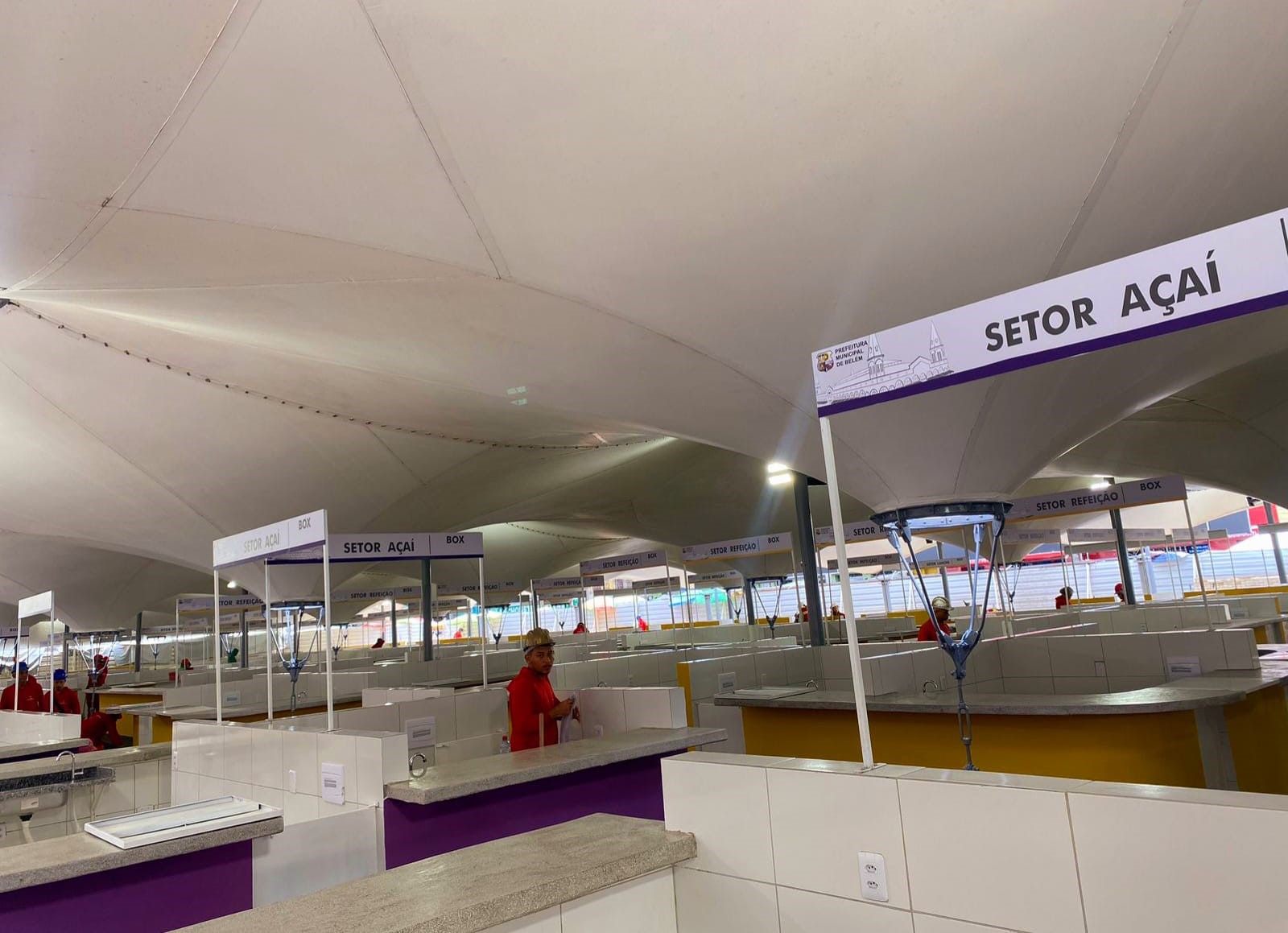 Prefeitura de Belém conclui a revitalização de mais 168 boxes na feira tradicional do Ver-o-Peso